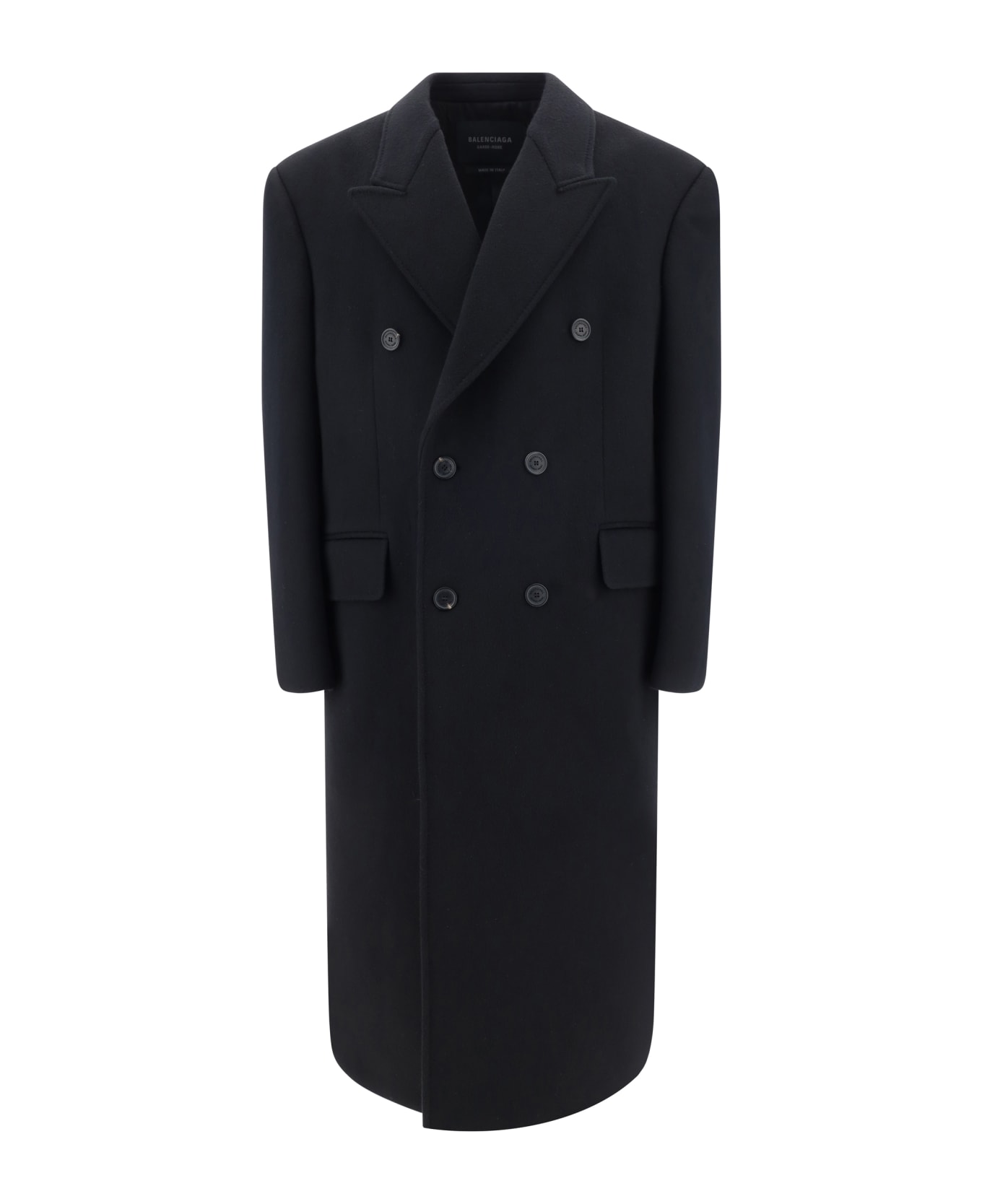 Balenciaga Oversized Coat - Black