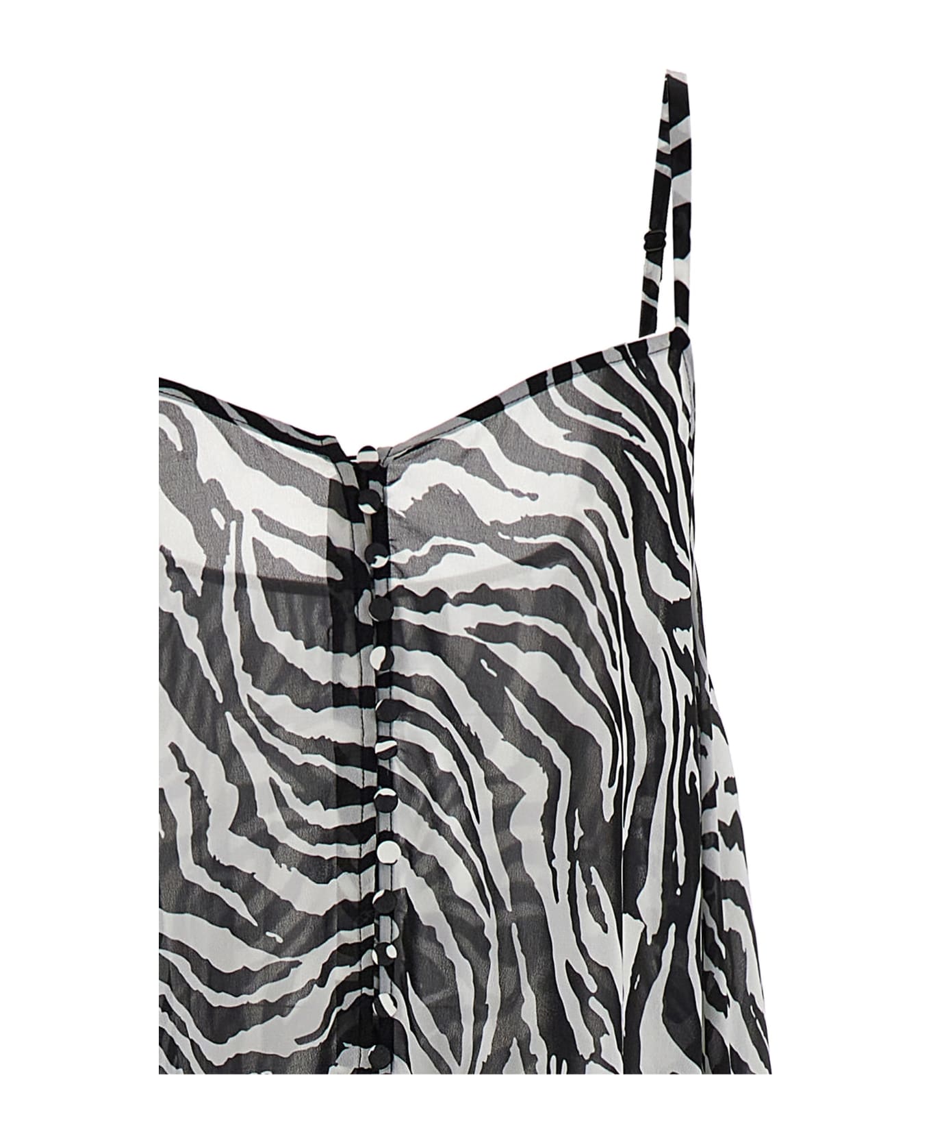Rotate by Birger Christensen Rotate Birger Christensen X Reina Olga Dress - White/Black