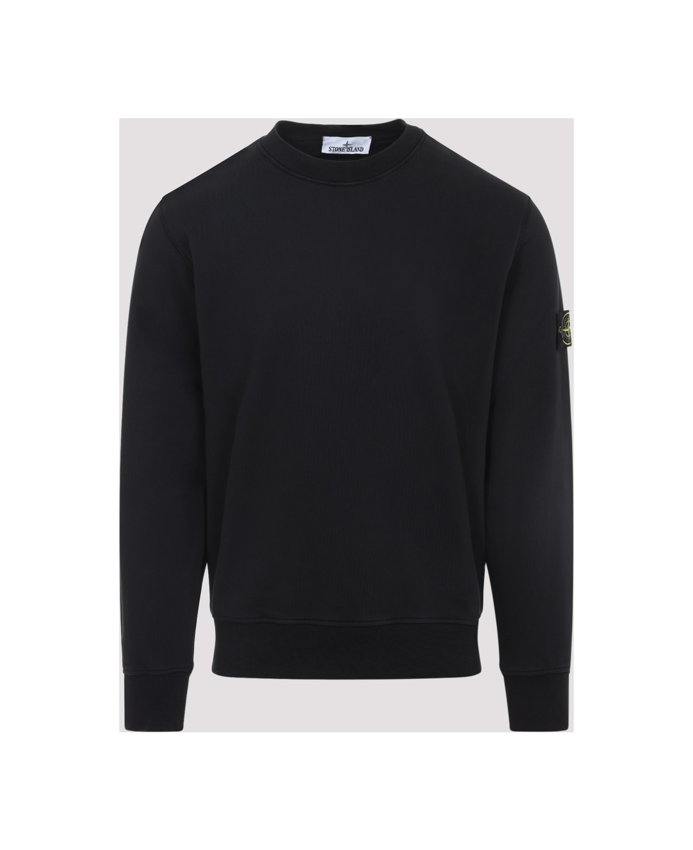 Stone Island Cotton Sweatshirt - Black フリース