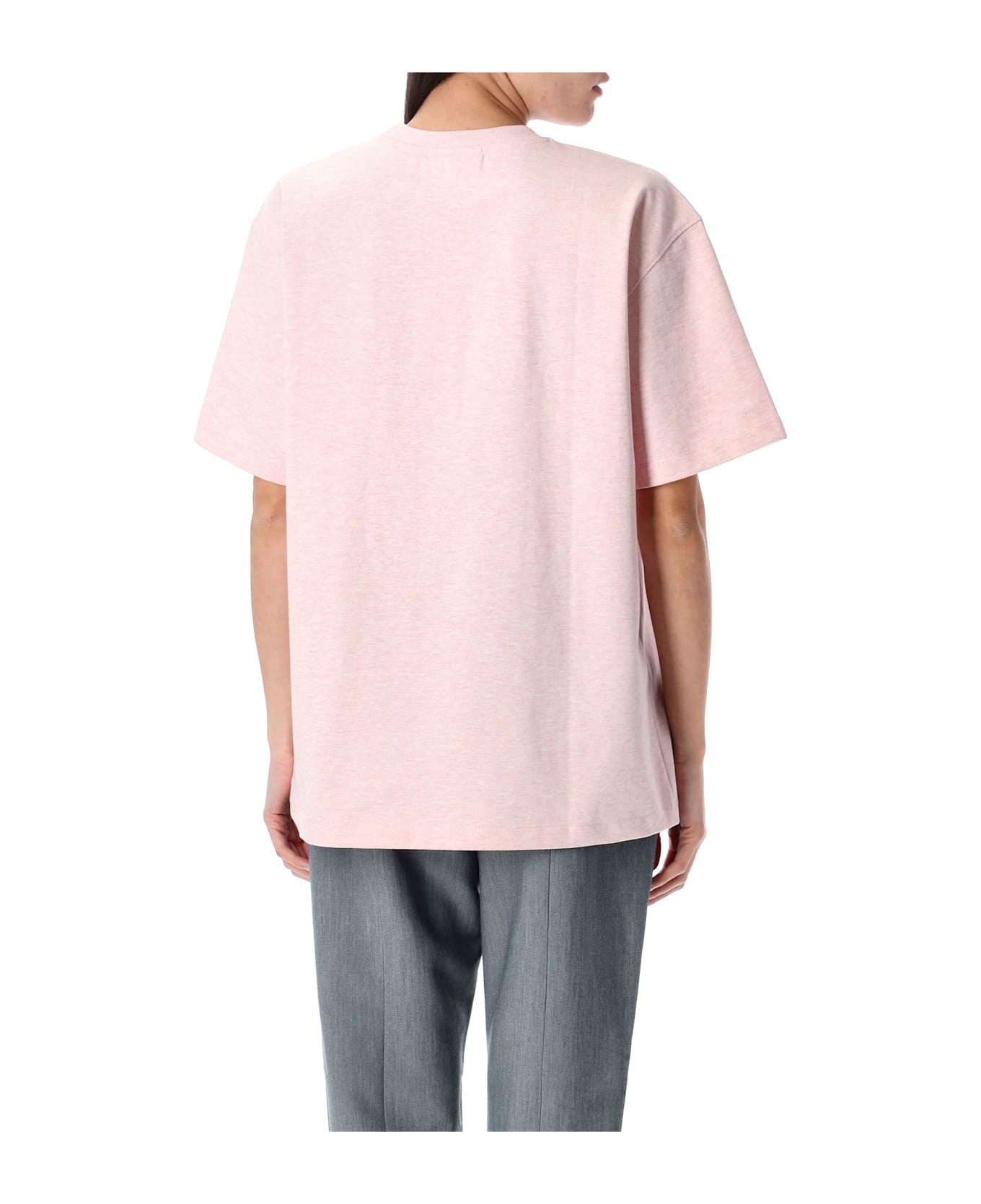 Ganni Heart T-shirt - CHALK PINK