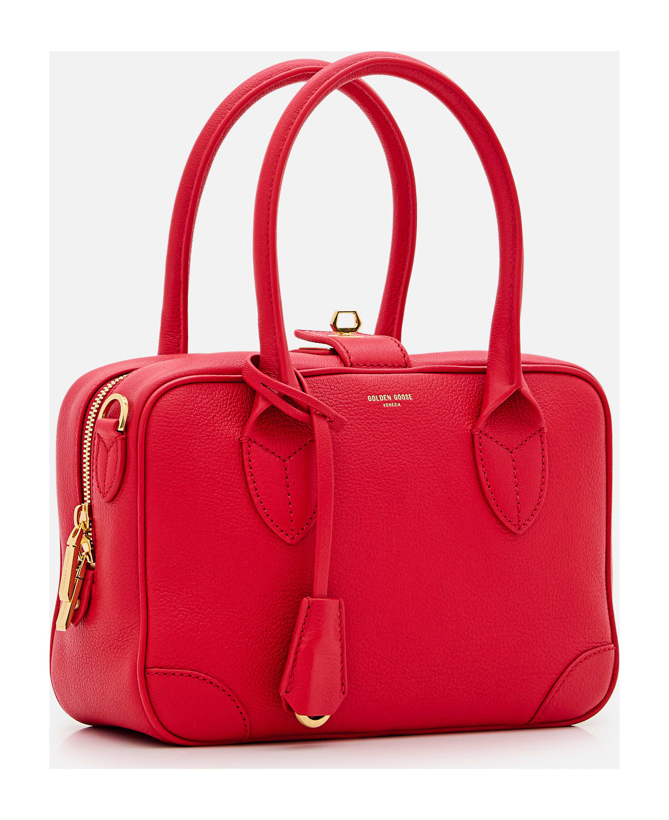 Golden Goose Waist Leather Handbag - Red
