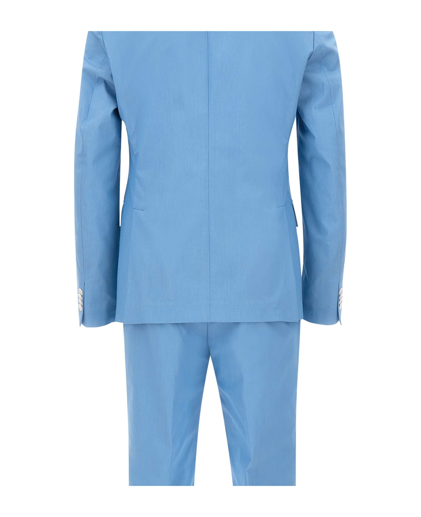 Brian Dales Two-piece Cotton Blend Suit - LIGHT BLUE スーツ