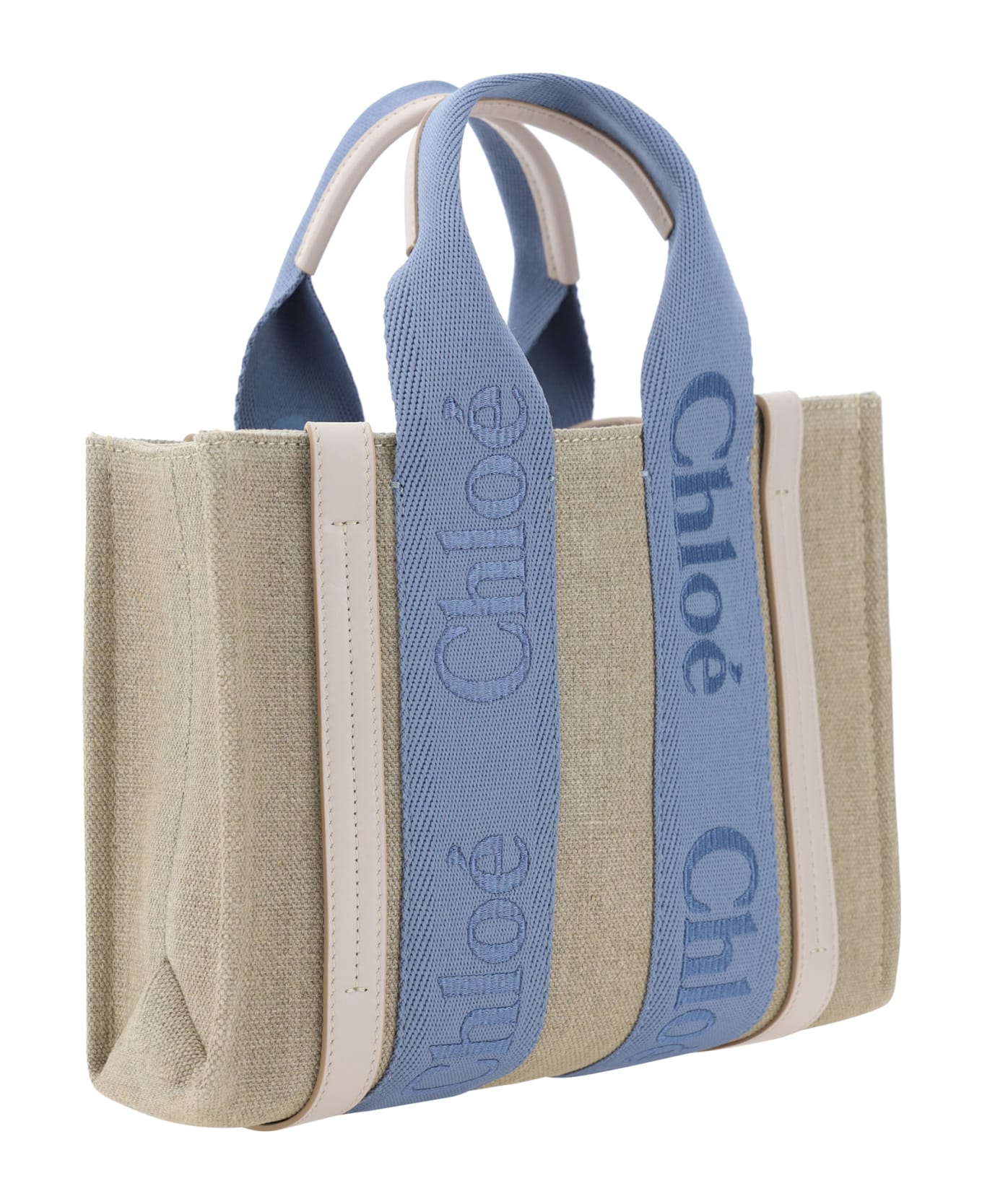 Chloé Woody Handbag - Washed Blue