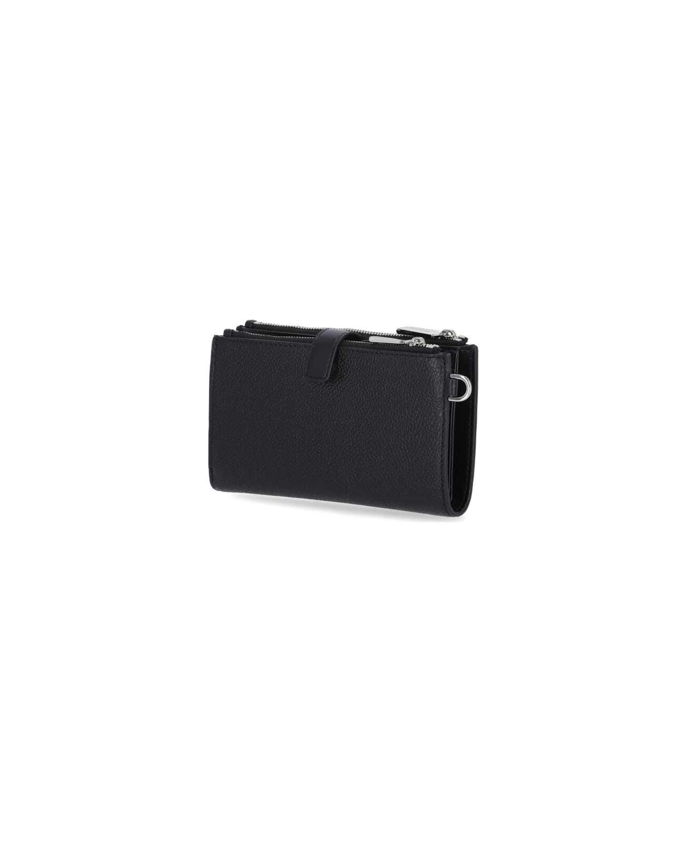 MICHAEL Michael Kors Grained Leather Smartphone Wallet - Black 財布