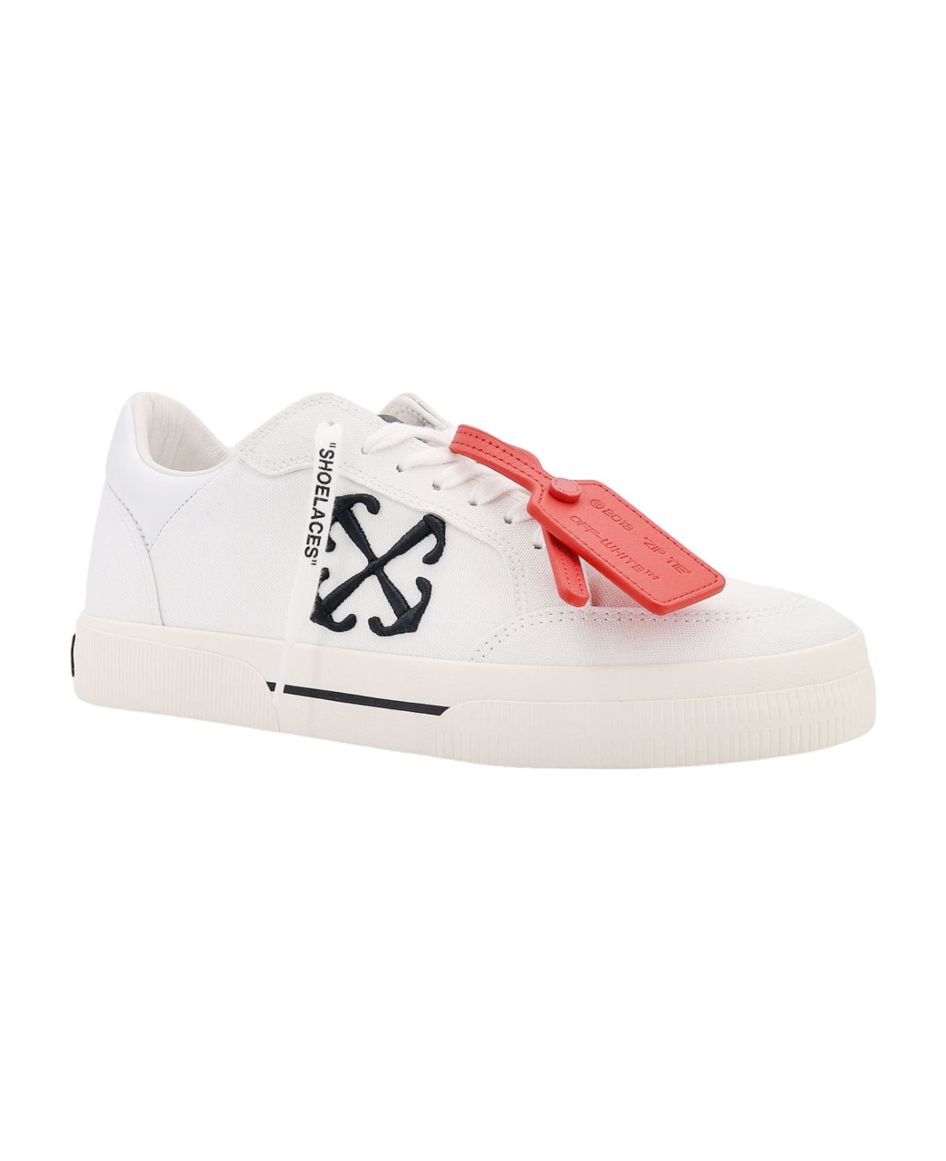 Off-White New Low Vulcanized Sneakers - WHITE - BLACK