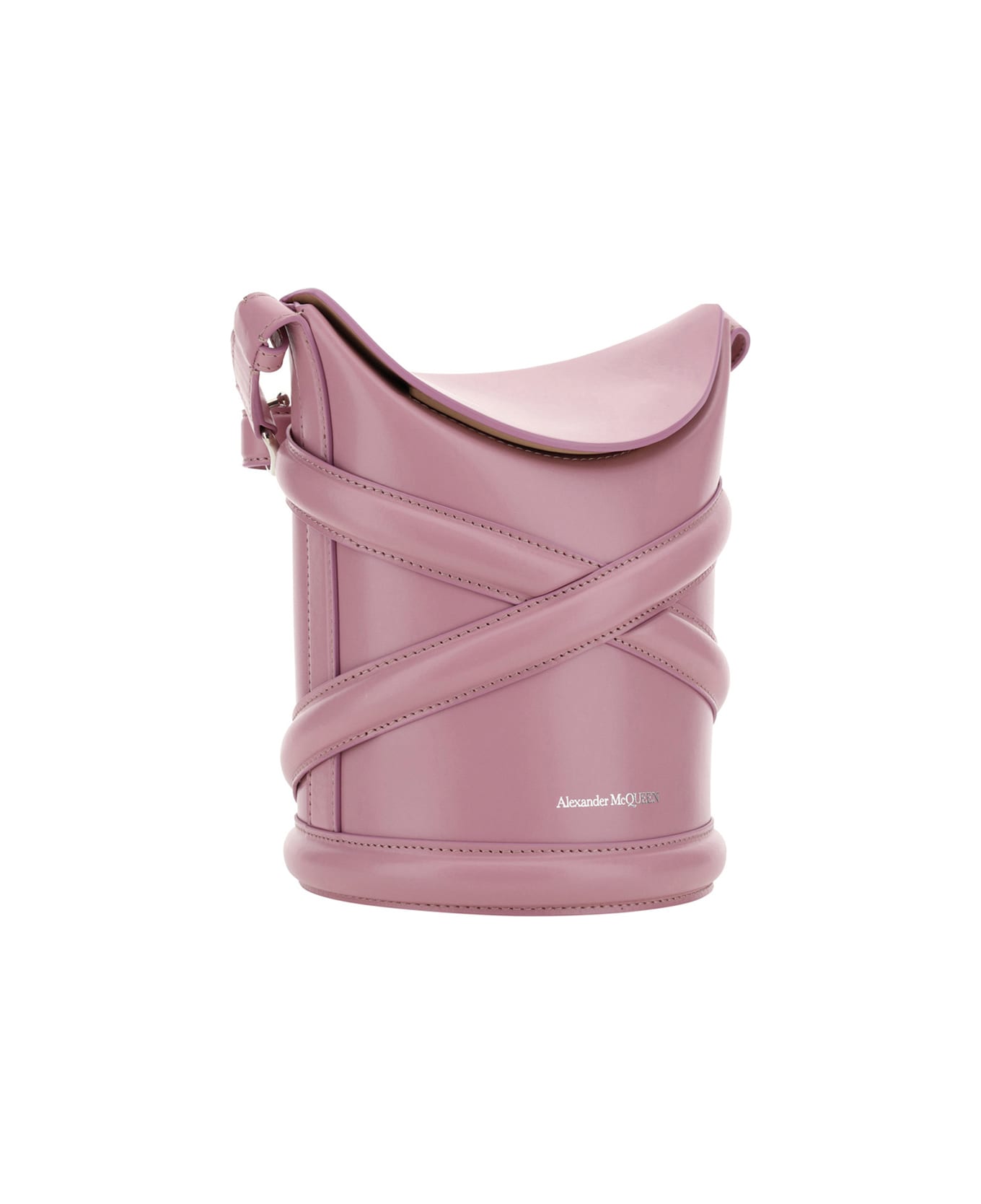 Alexander McQueen The Curve Bucket Bag - Pink