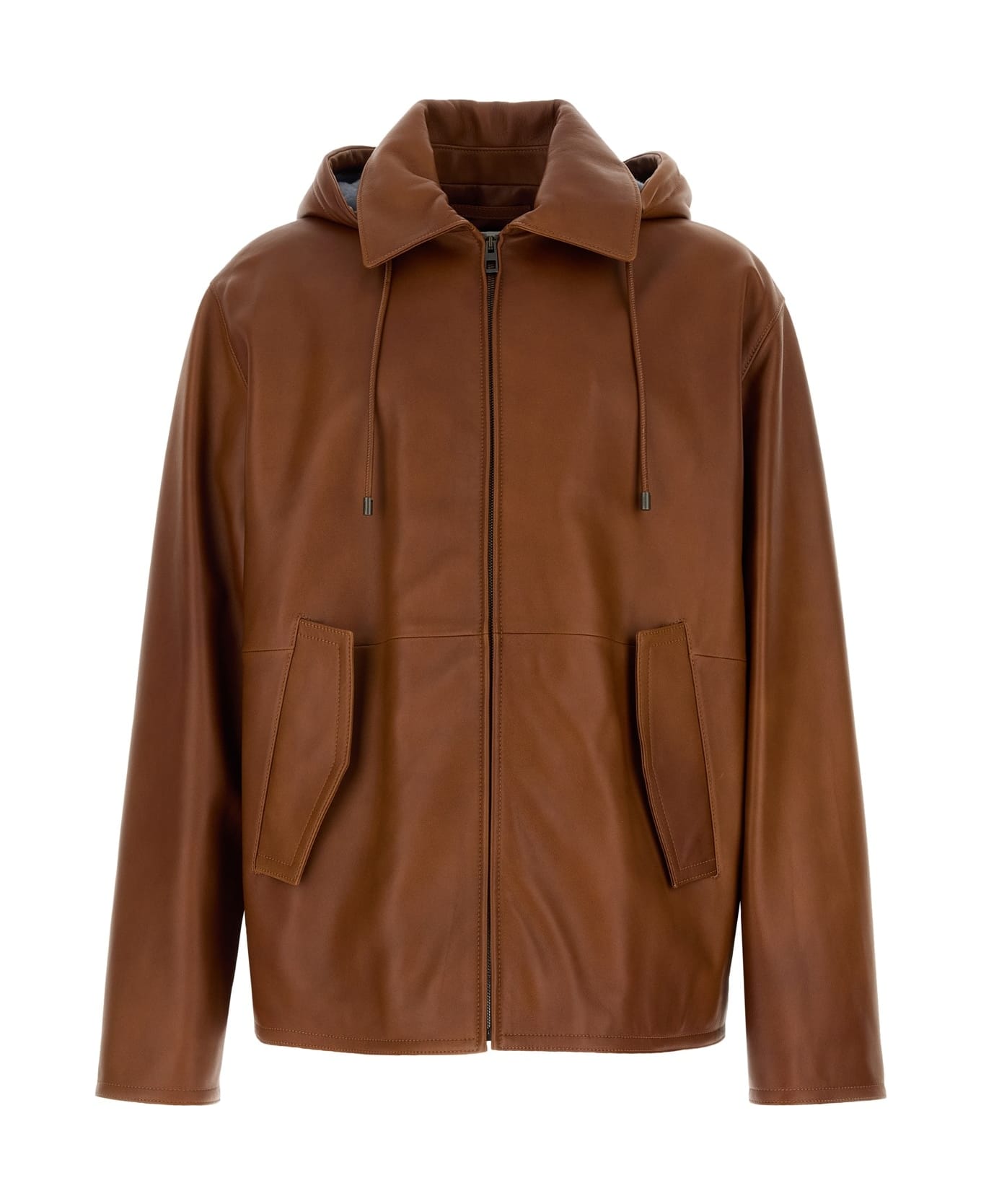 Loewe Hooded Jacket - EARTHBROWN