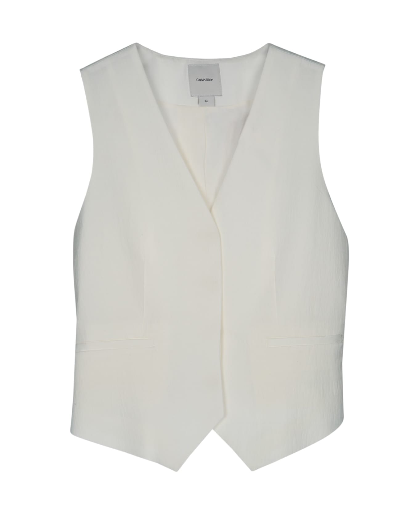 Calvin Klein Tech Texture Waistcoat - TOFU