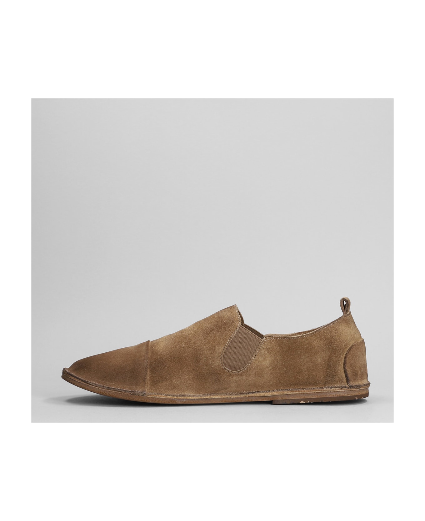 Marsell Loafers In Beige Suede - beige