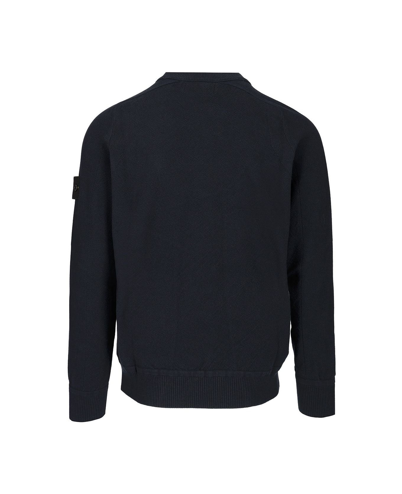 Stone Island Cotton Crewneck - Blue