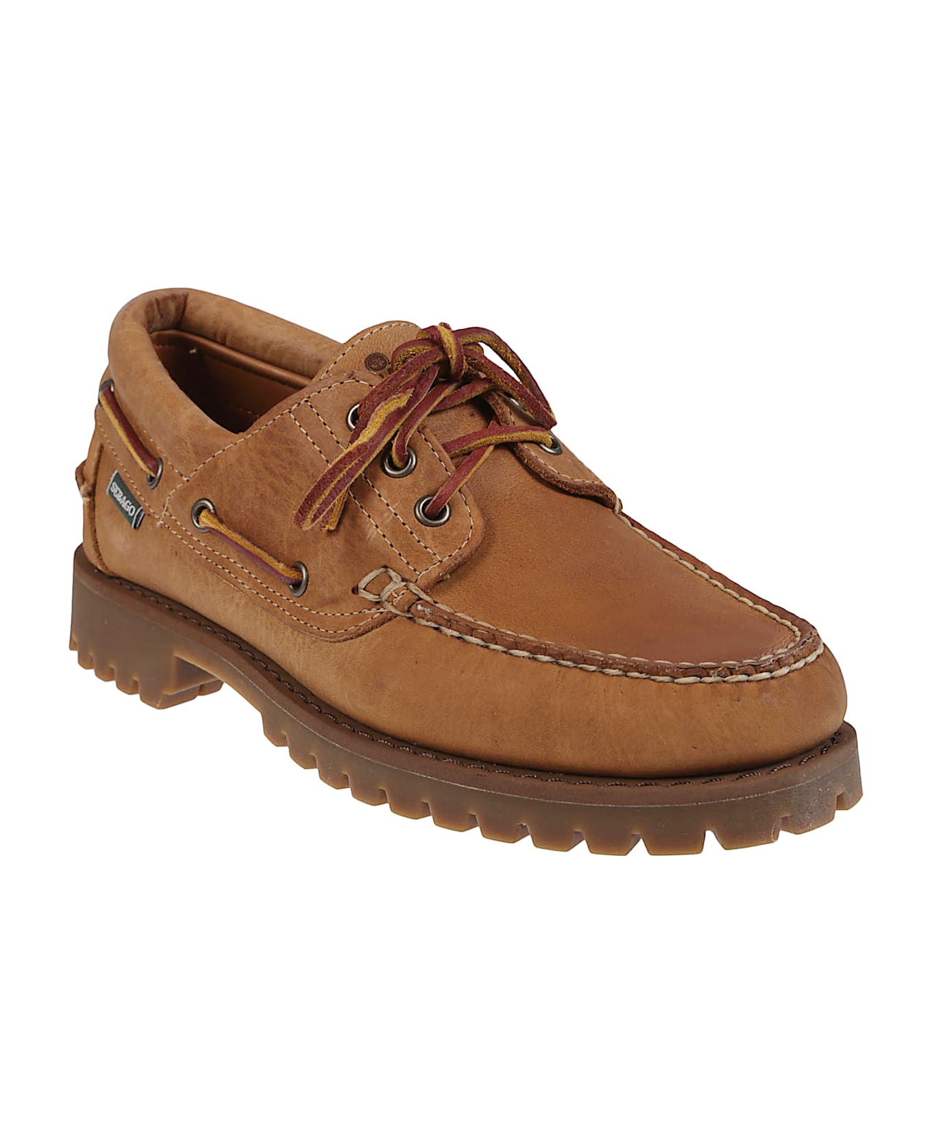 Sebago Acadia Crazy Horse Lace-up Shoes - Brown Tan