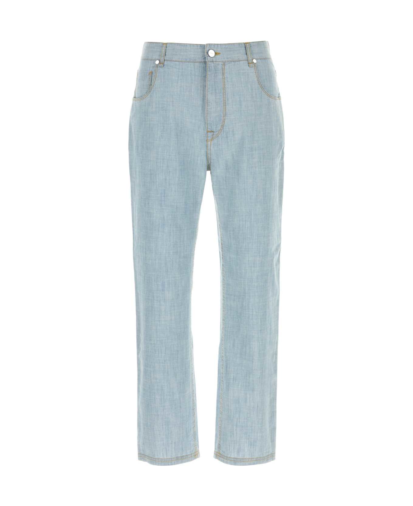 Fendi Denim Jeans - BLU CHIARO