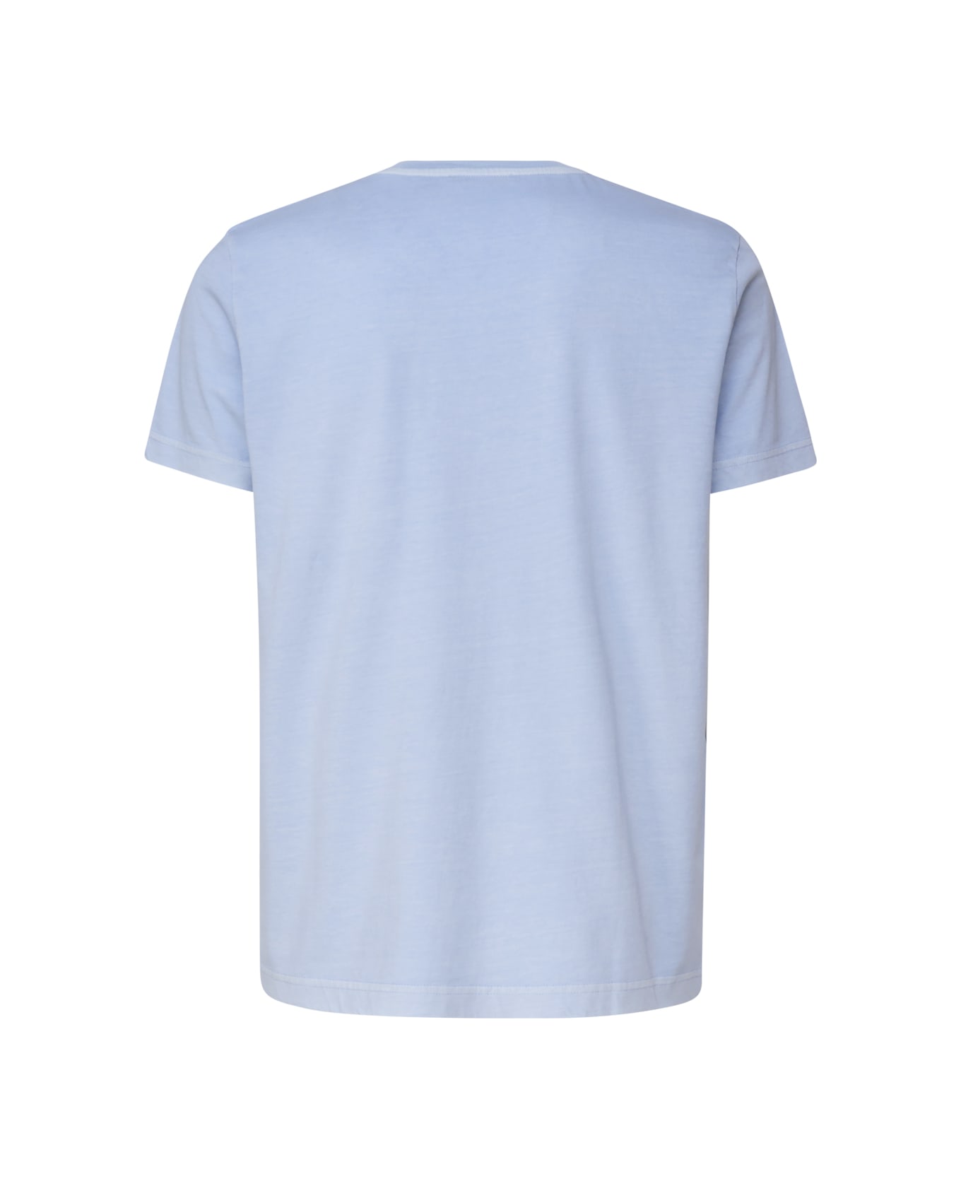 Fay T-shirt With Pocket - Light blue