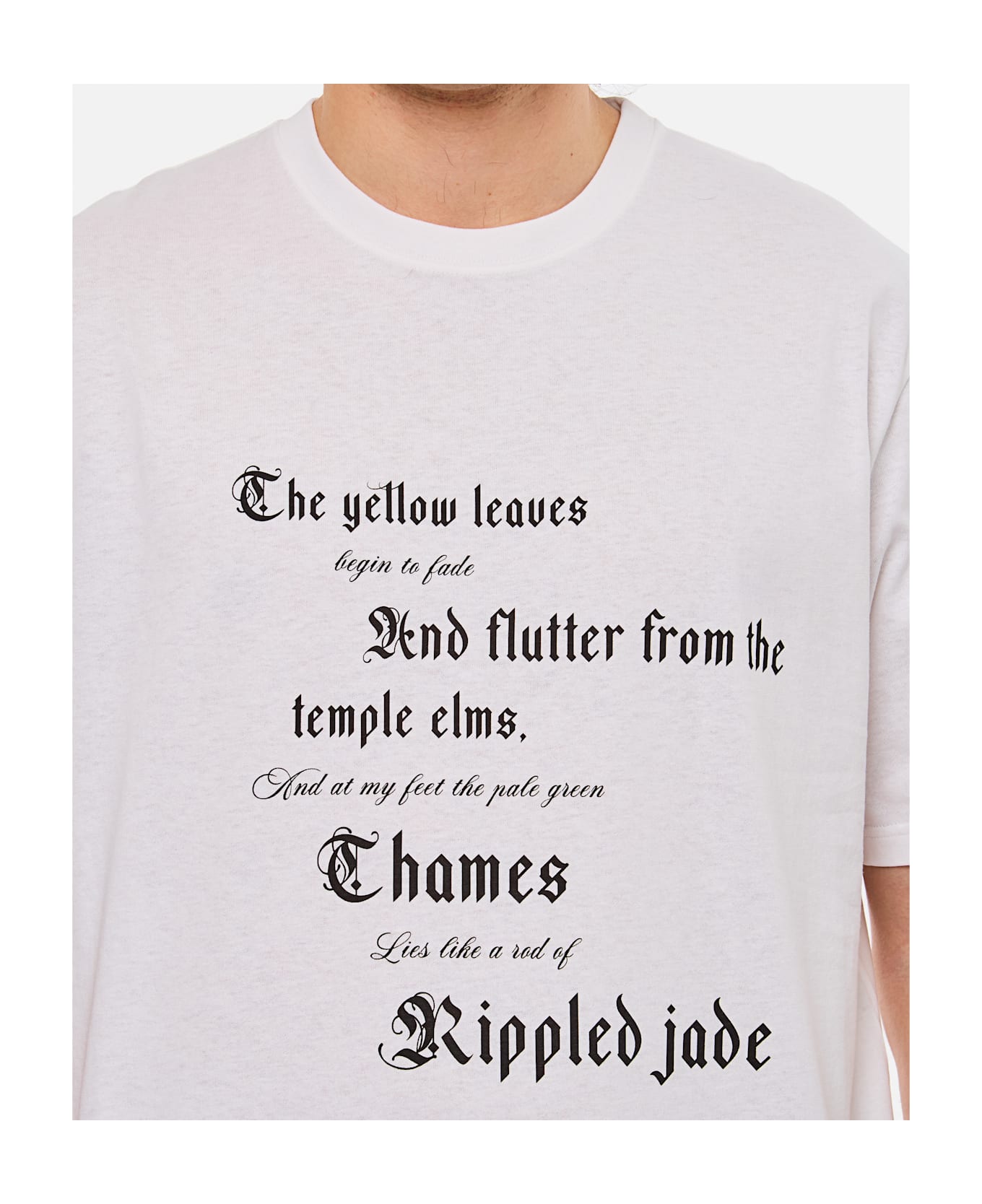 Alexander McQueen Printed T-shirt - White