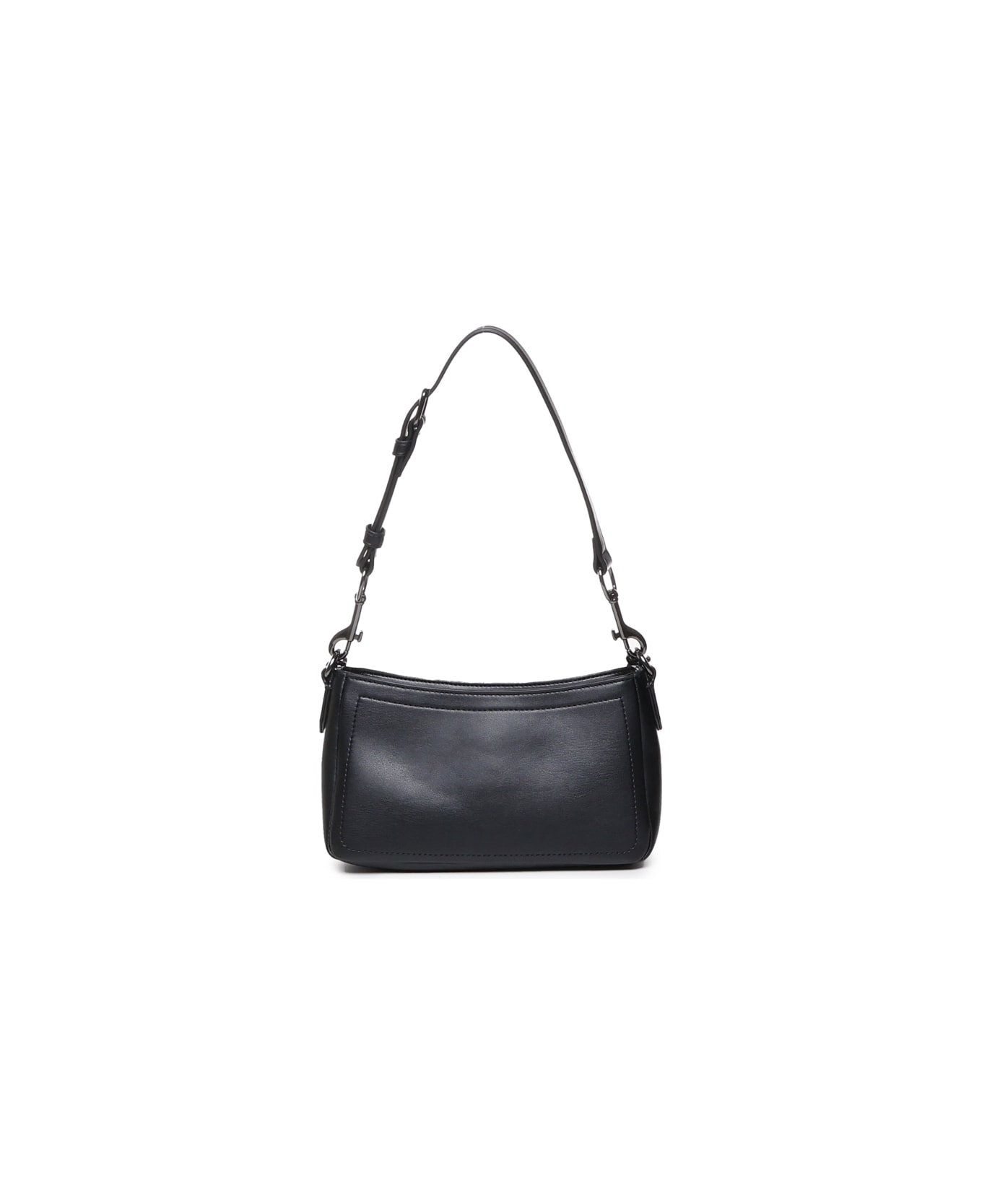 Love Moschino Love Handbag With Ton Sur Ton Chain - Black
