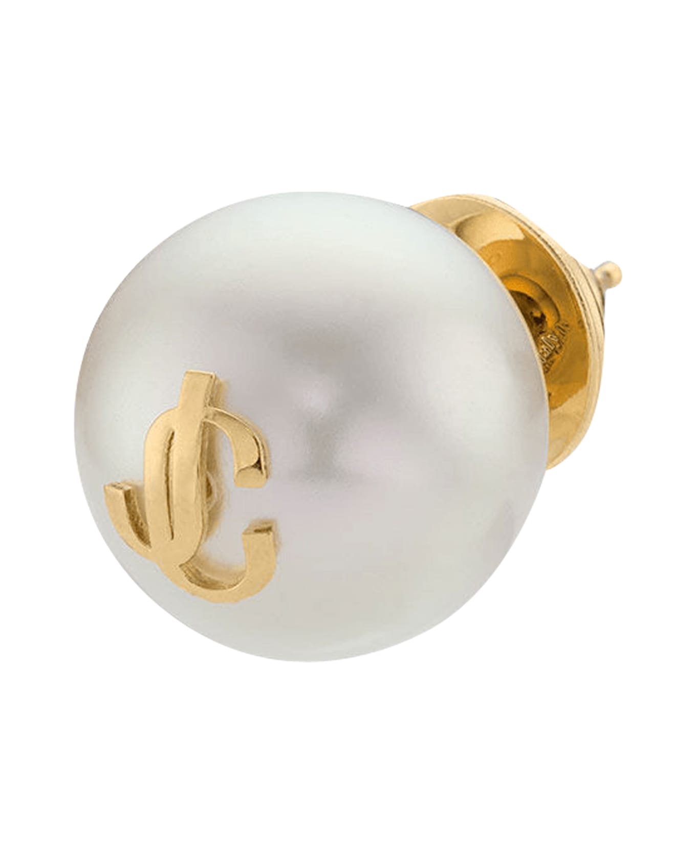 Jimmy Choo Maxi Pearl Studs Earrings - White