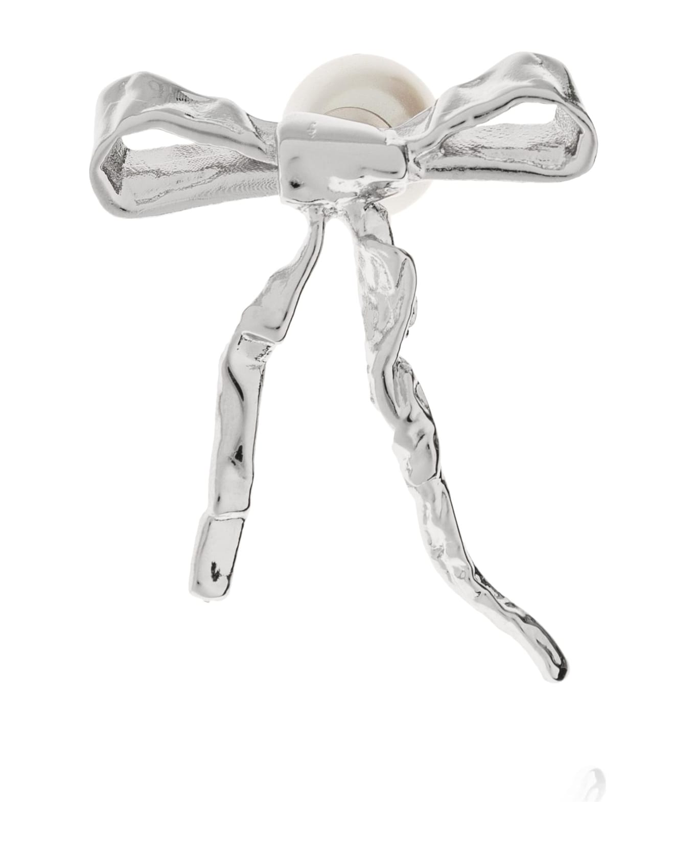 Marni Bow Earrings - SILVER