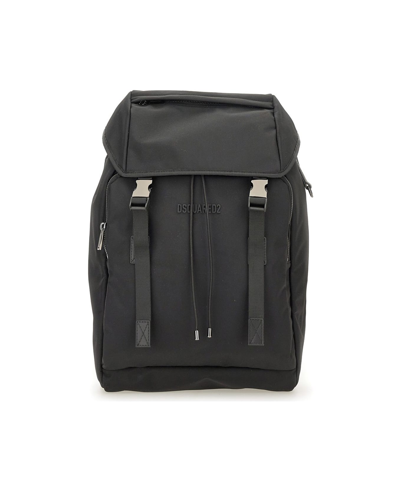 Dsquared2 Nylon Backpack - BLACK