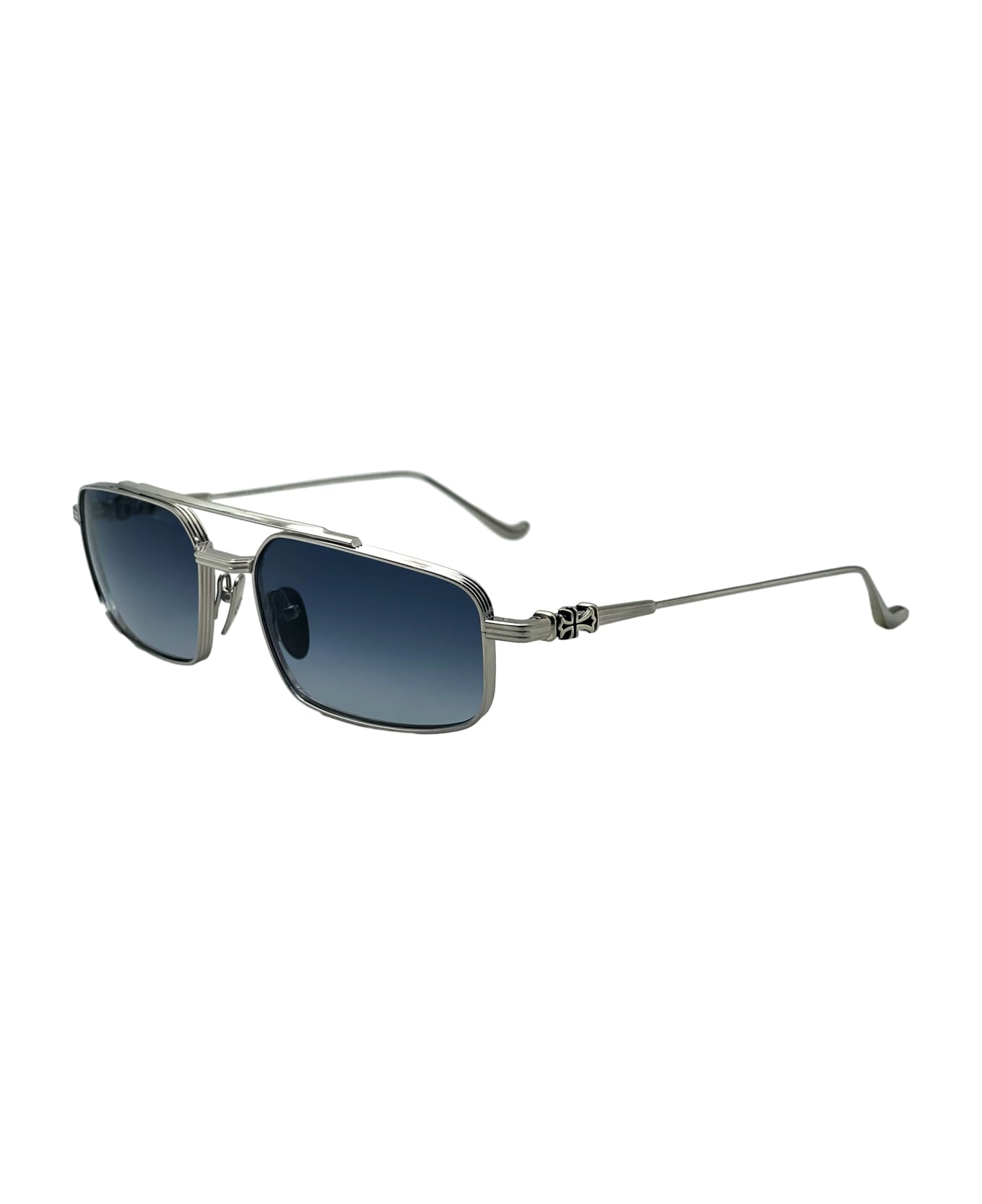 Chrome Hearts Lick'n - Shiny Silver Sunglasses - Silver サングラス
