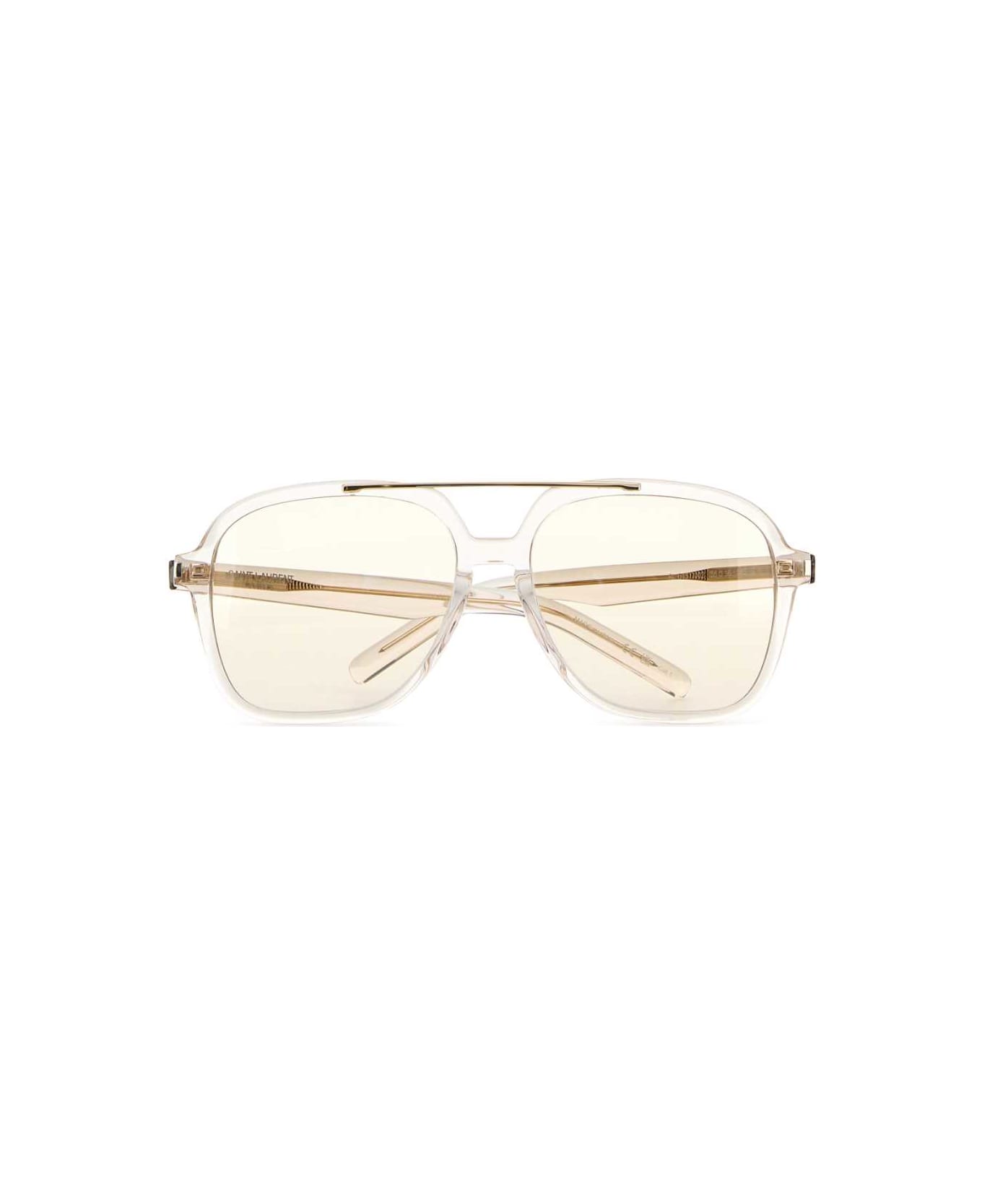 Saint Laurent Transparent Acetate Sl 545 Sunglasses | italist
