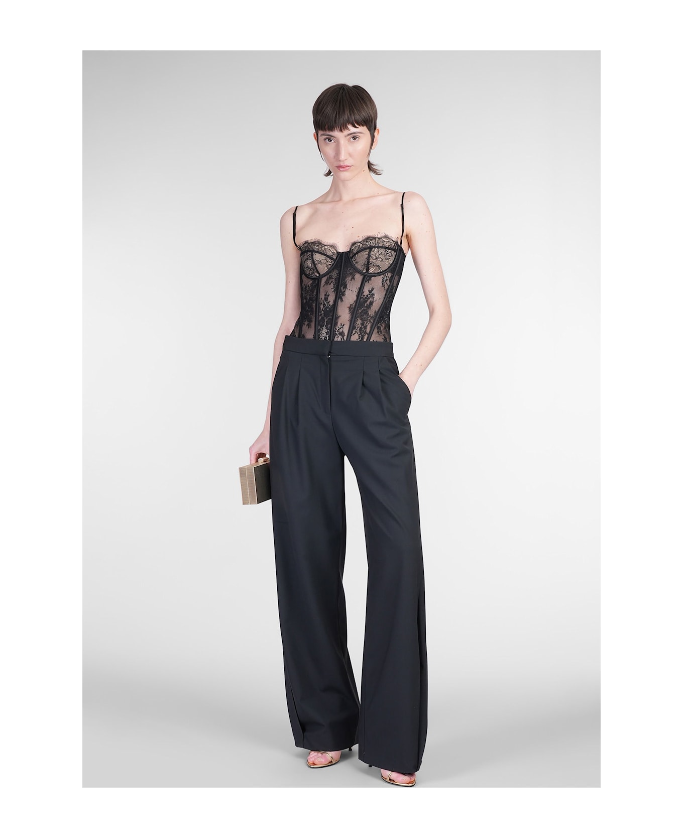 retrofete Gisela Body In Black Nylon - black