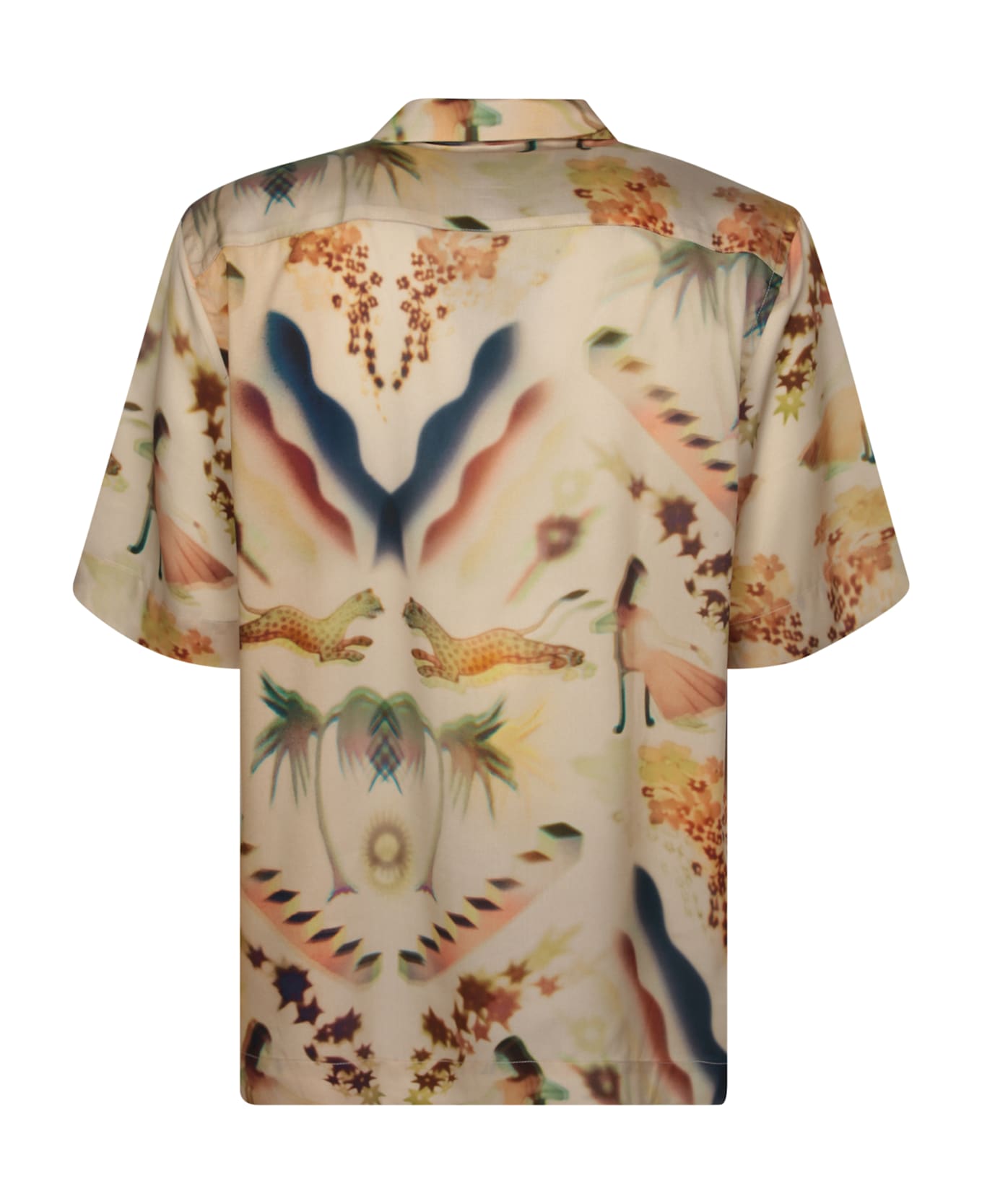Paul Smith Shirt In Beige Wool And Polyester - beige
