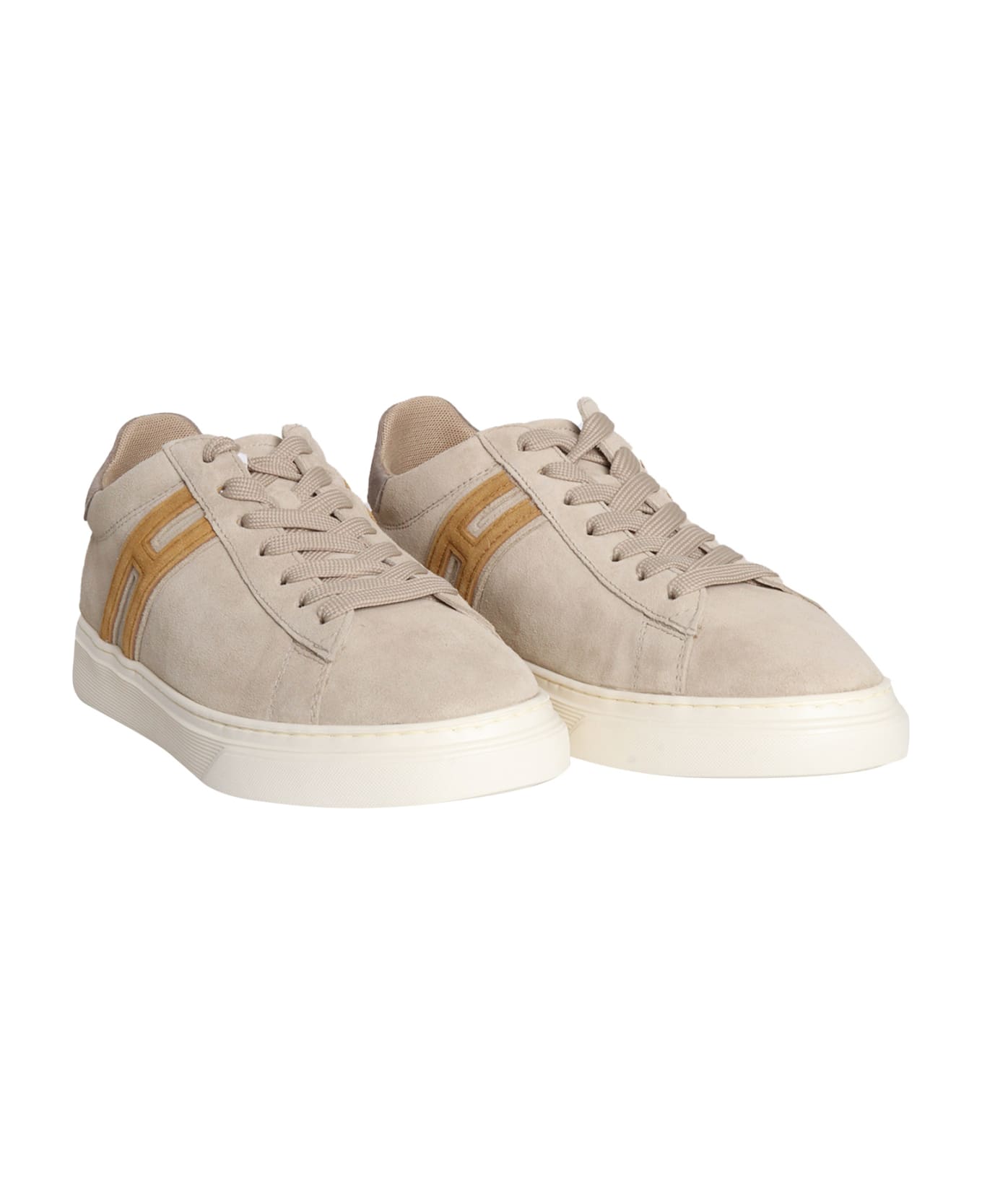 Hogan Beige Canaletto Sneakers - BEIGE