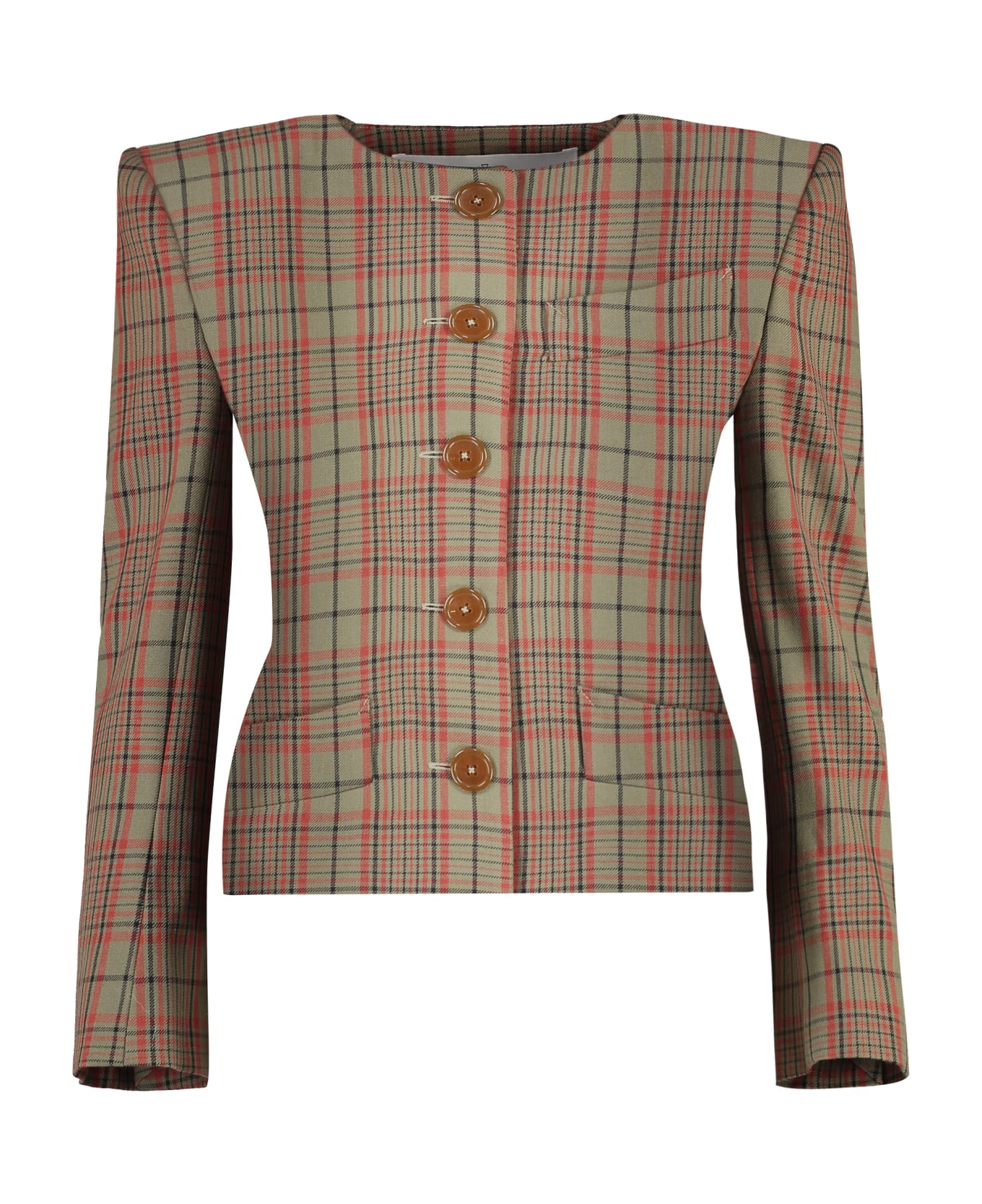 Vivienne Westwood Checked Wood Jacket - Multicolor