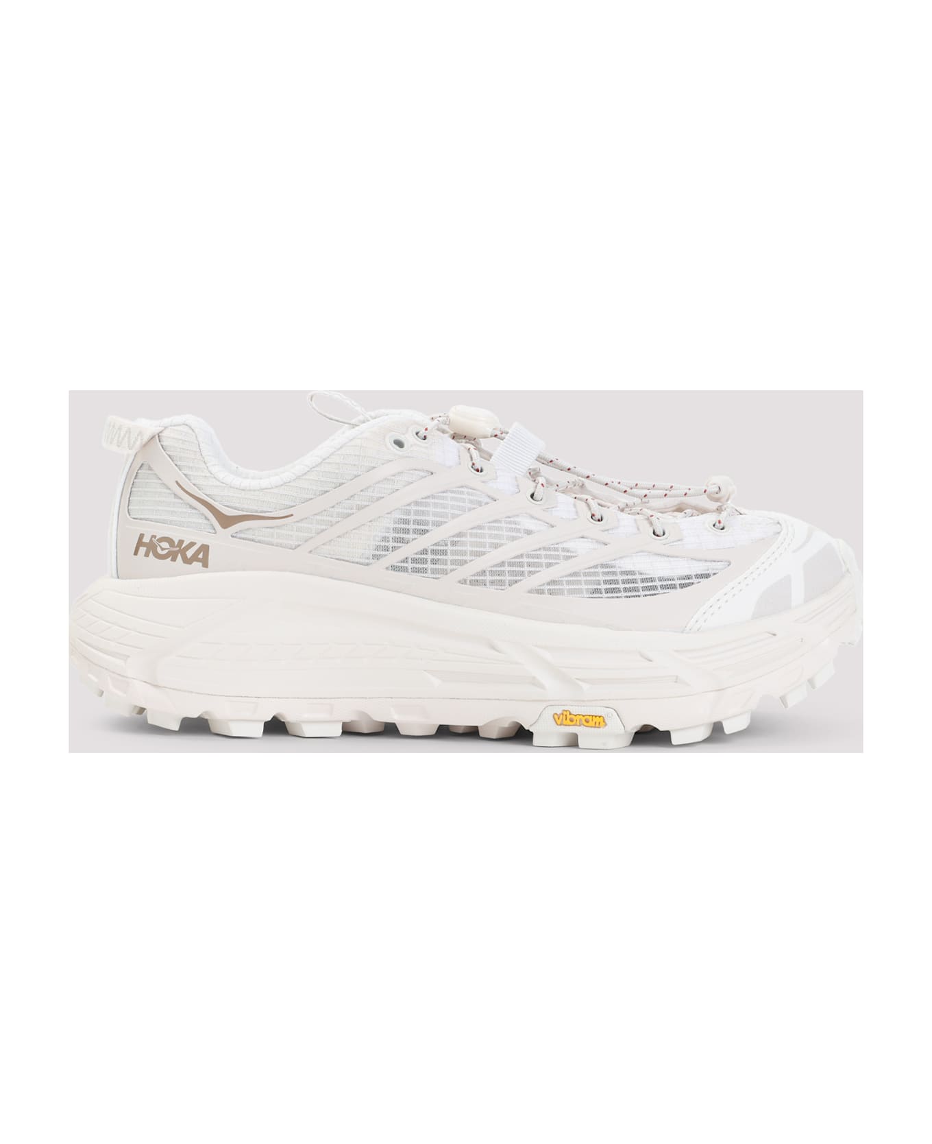 Hoka Mafate Three 2 Grid Sneakers - Rcc Rose Cream Stucco
