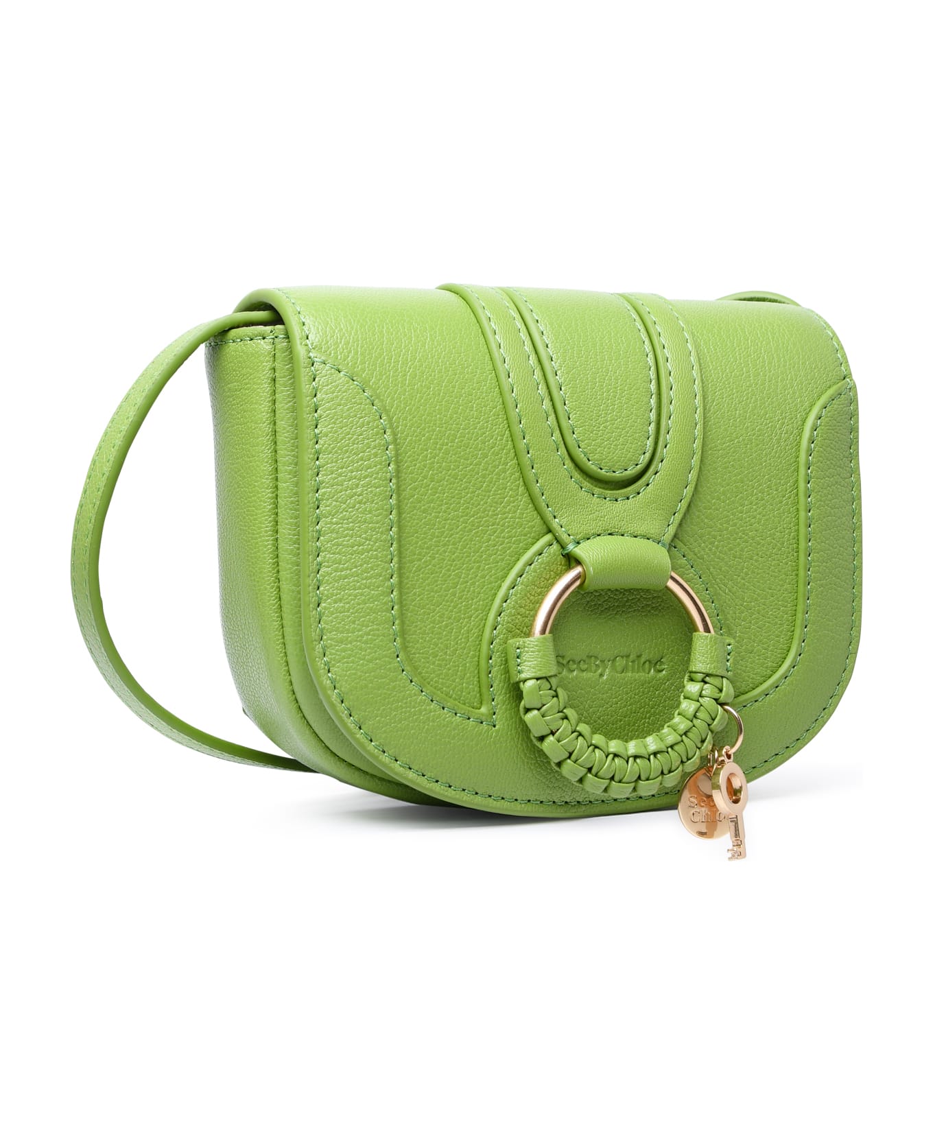 See by Chloé 'hana' Small Green Leather Bag - Green トートバッグ