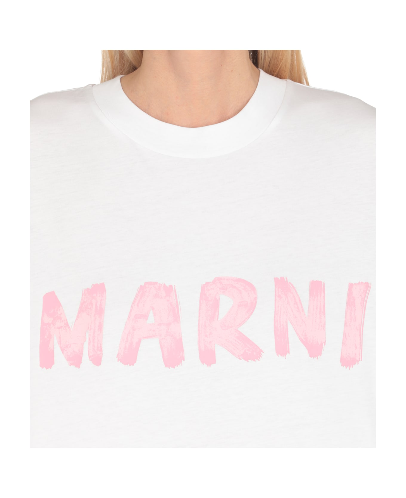 Marni T-shirt With Logo - White
