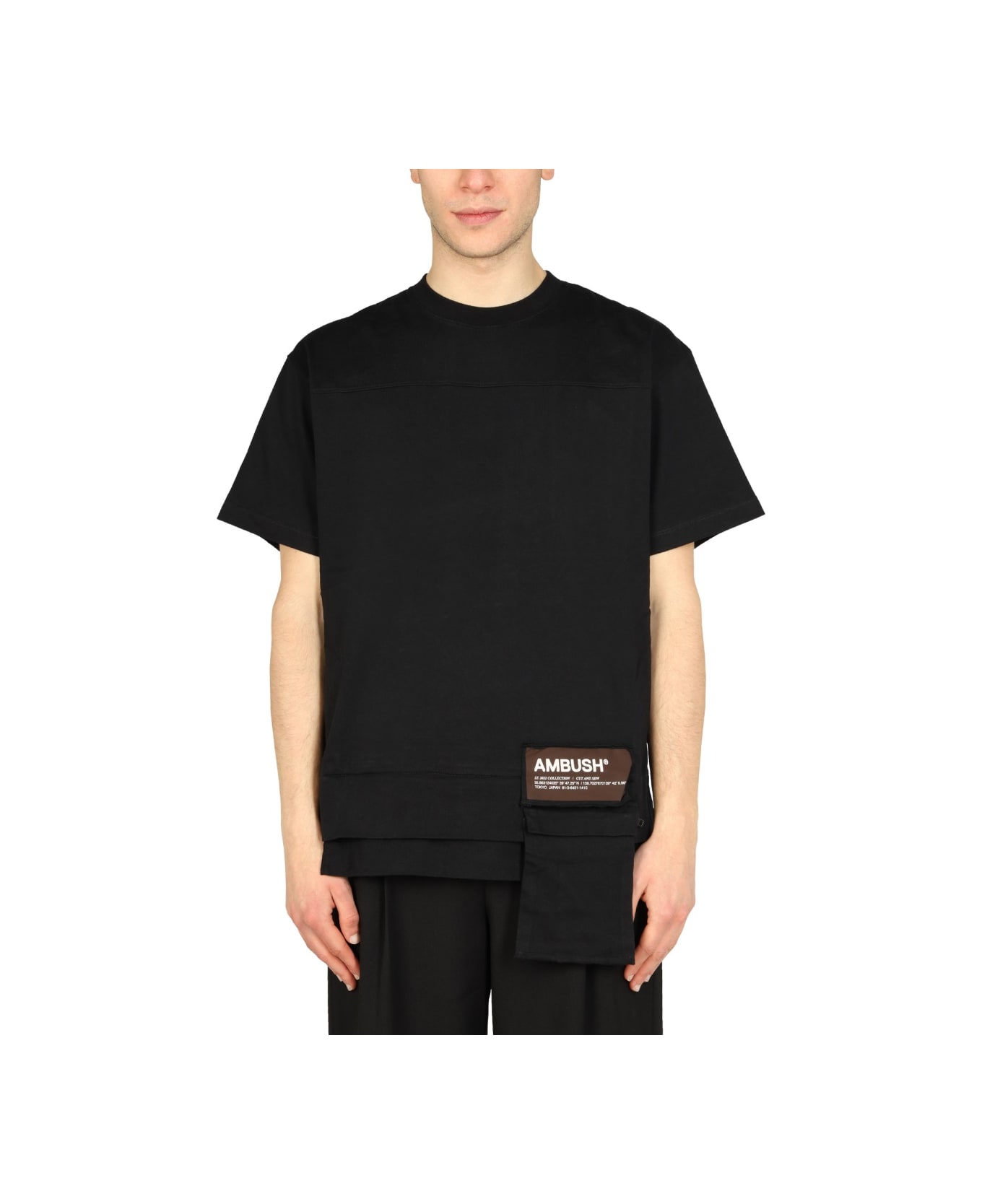 AMBUSH Pocket T-shirt - BLACK シャツ