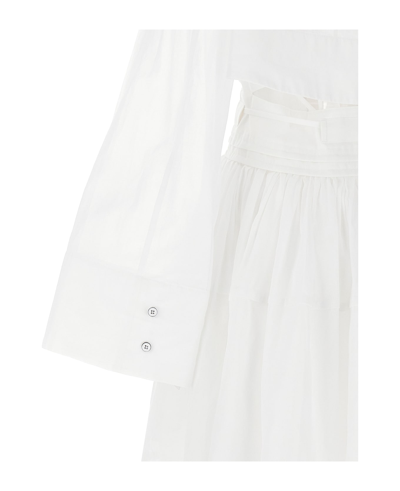 Jil Sander Chemisier Dress - White