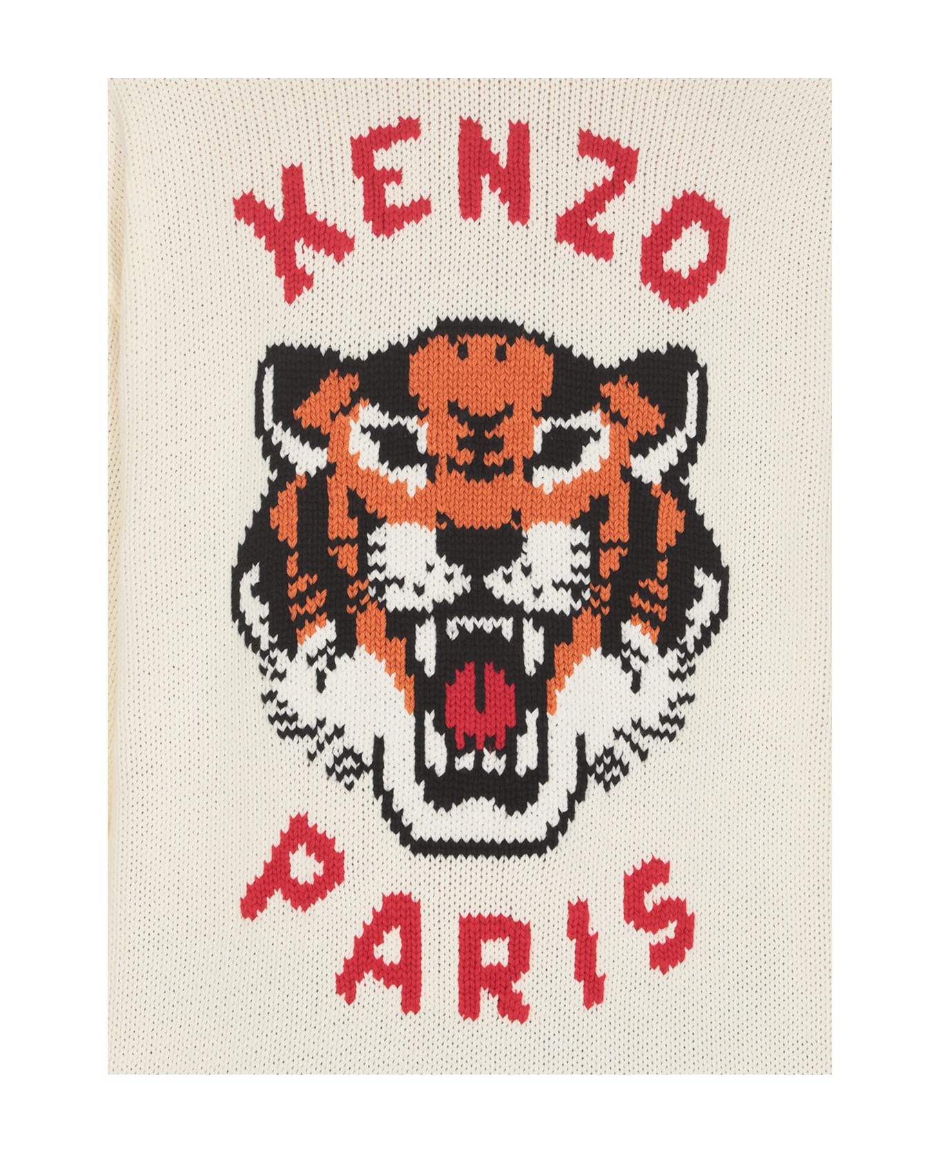 Kenzo 'lucky Tiger' Sweater - Ivory ニットウェア