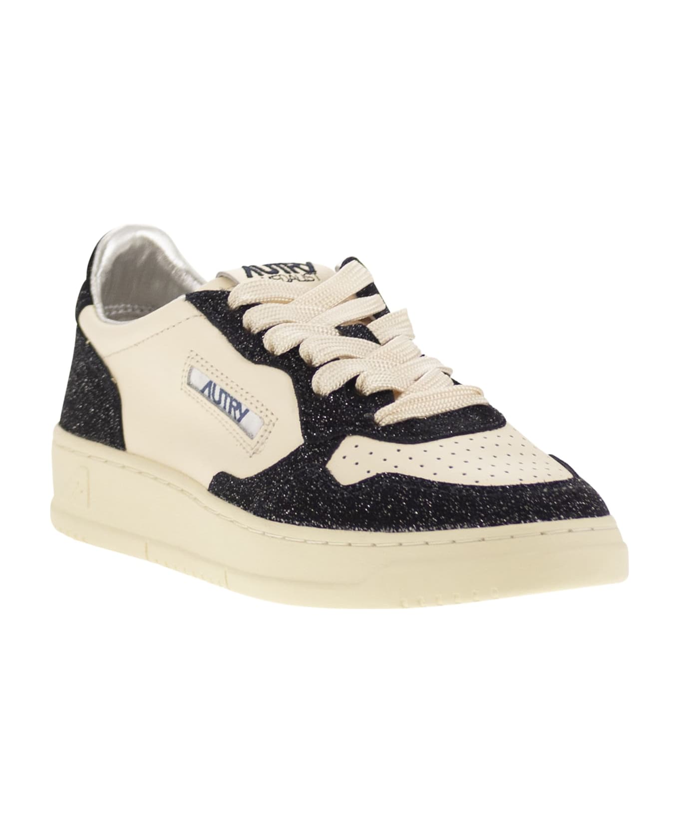 Autry Medalist Low - Sneakers With Two-tone Glitter