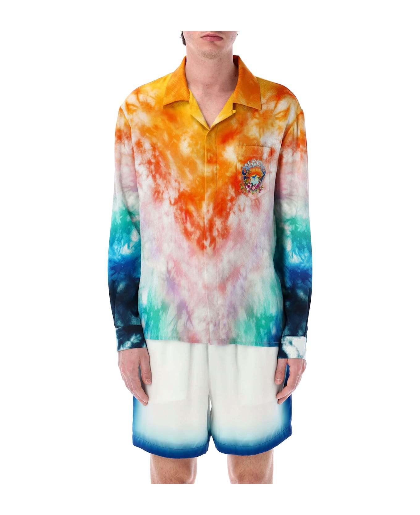 Casablanca Surf Trip Silk Shirt - MULTICOLOR