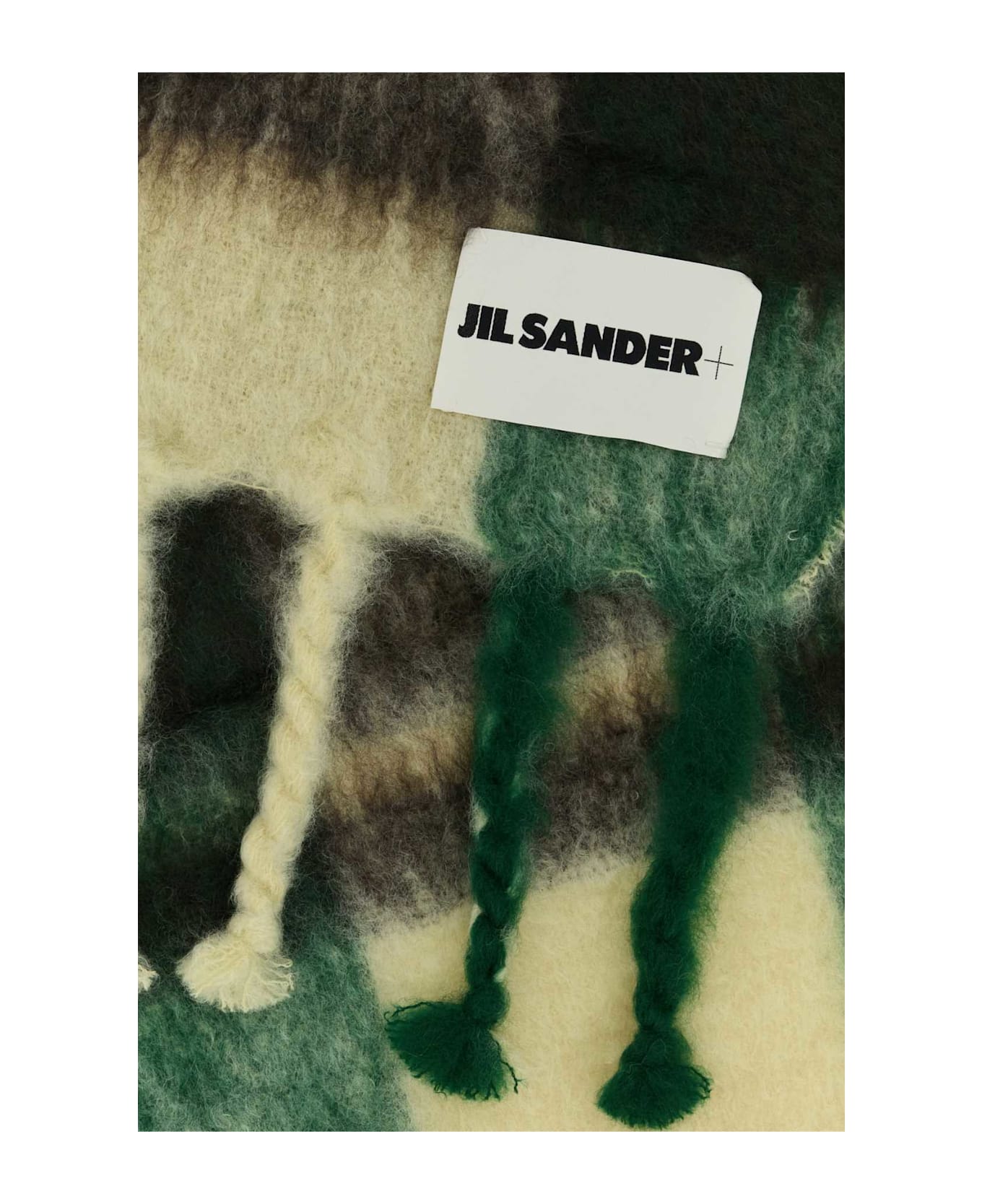 【関税&送料込】Jil Sander Mustard Mohair Blend Scarf Jil Sander Multicolor Mohair Blend Scarf | italist