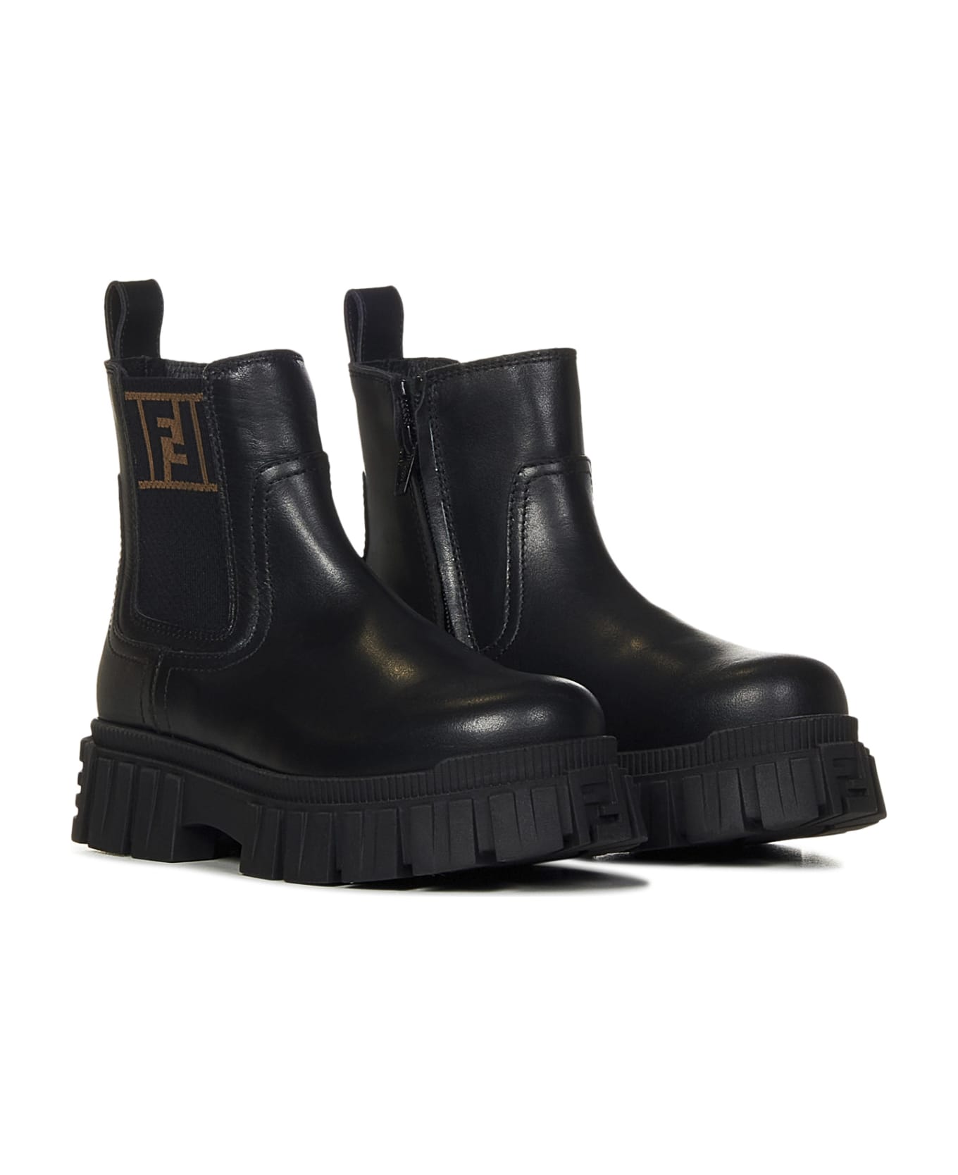Fendi Kids Boots - Black