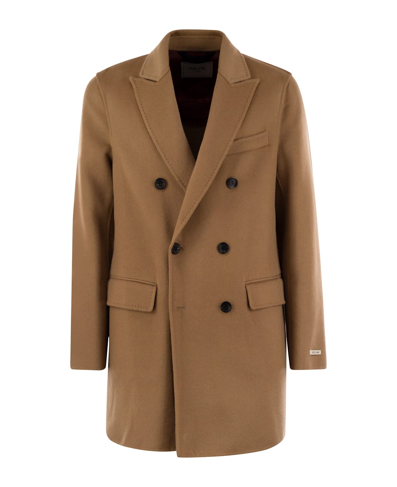 Paltò Gregorio - Double-breasted With Double Lance Lapels - Camel
