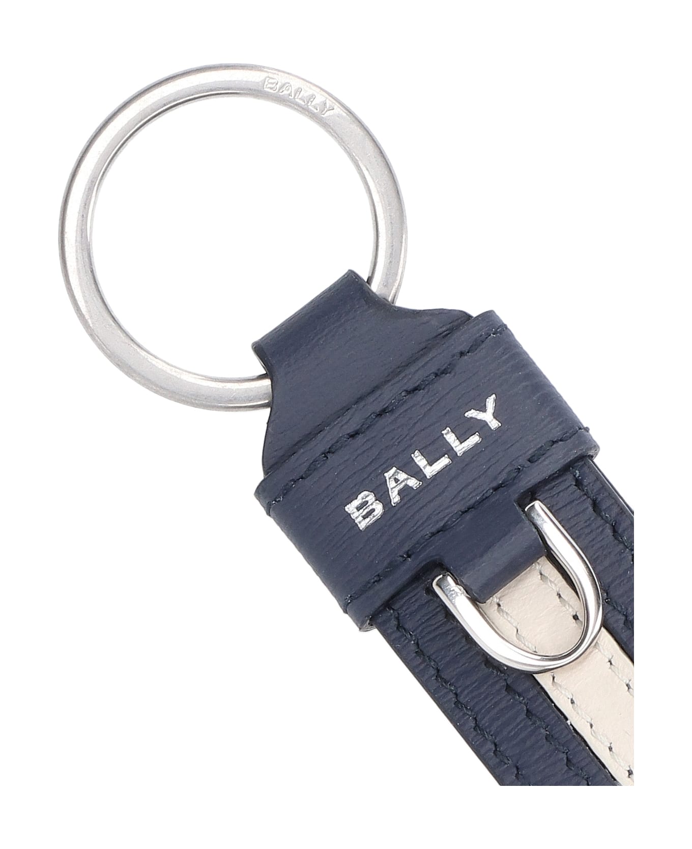 Bally Logo Keyring - Blue