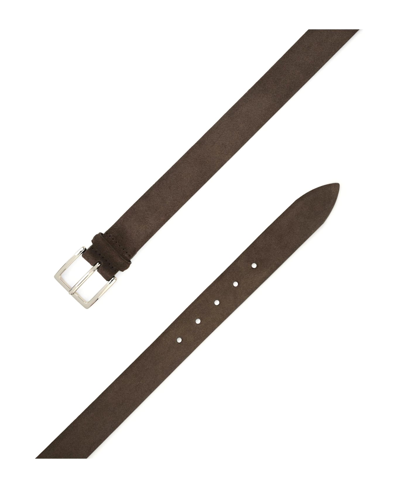 Orciani Amalfi Suede Leather Belt - Brown