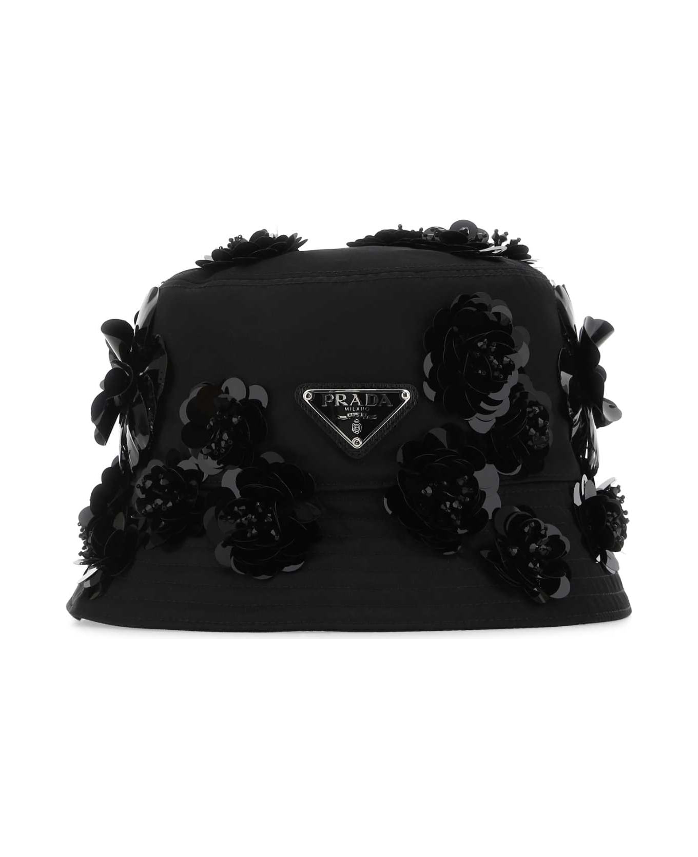 Prada Black Re-nylon Bucket Hat - F0002