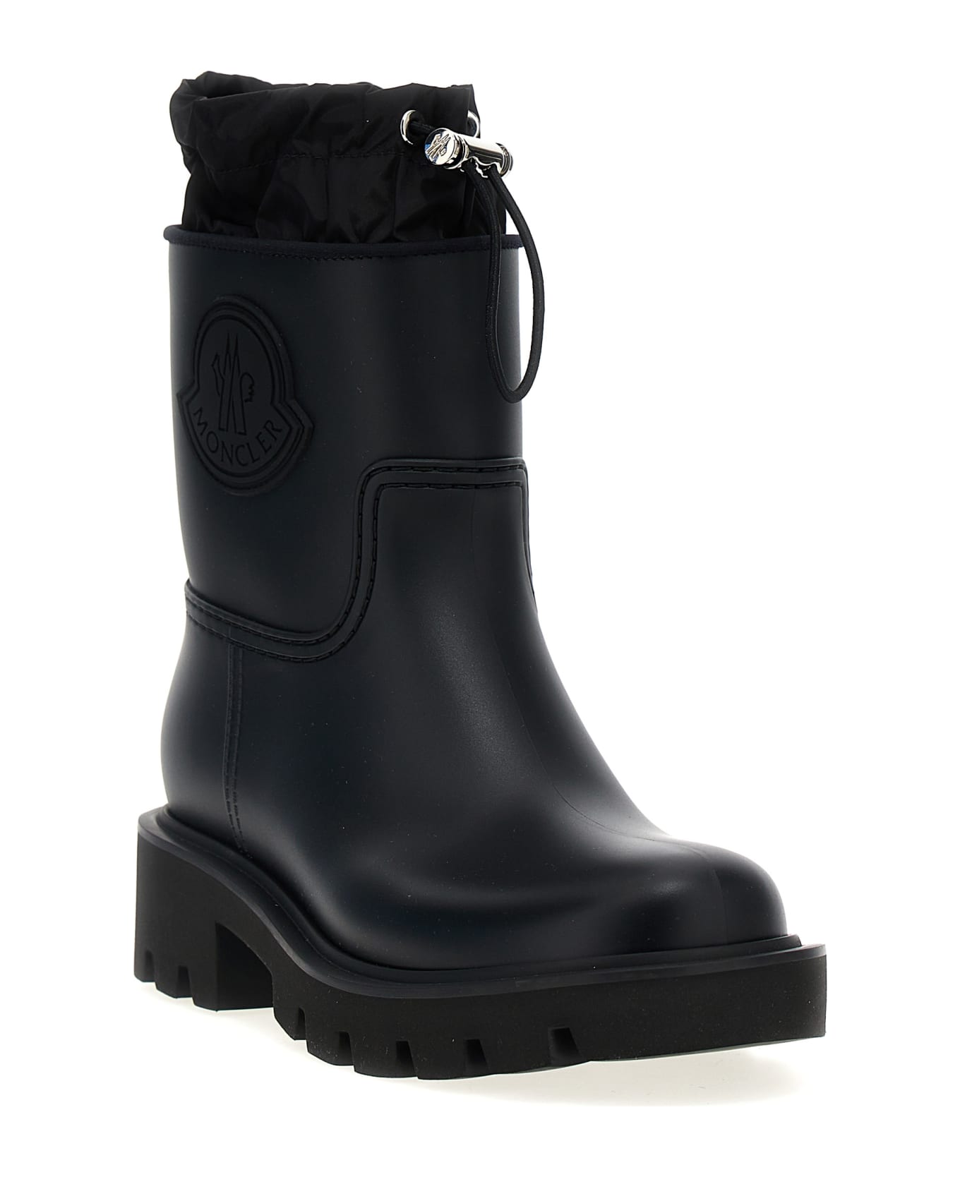 【MONCLER】Kickstream アンクル レインブーツ Moncler Kickstream Leather Rain Ankle Booties - Bergdorf Goodman