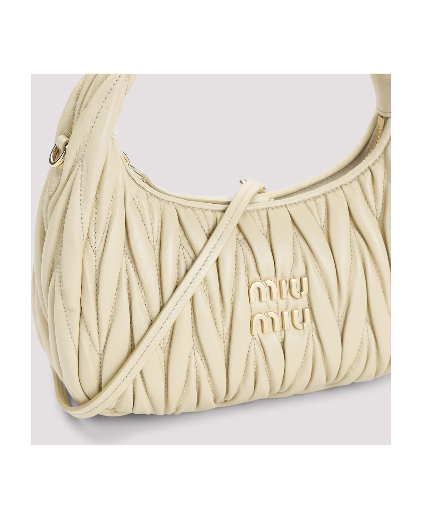 Miu Miu Lamb Leather Handbag - Soia