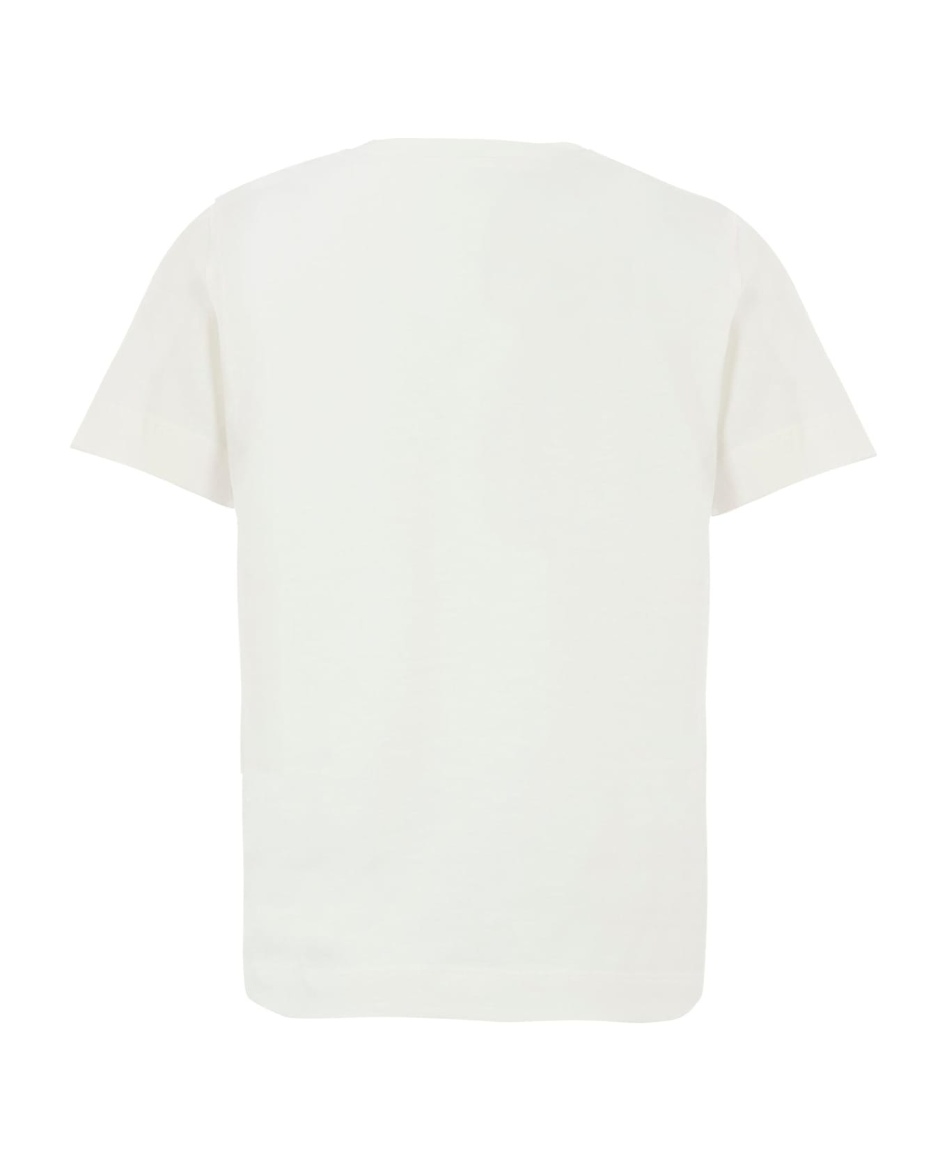 Etro Ivory T-shirt For Girl With Pegasus - Ivory