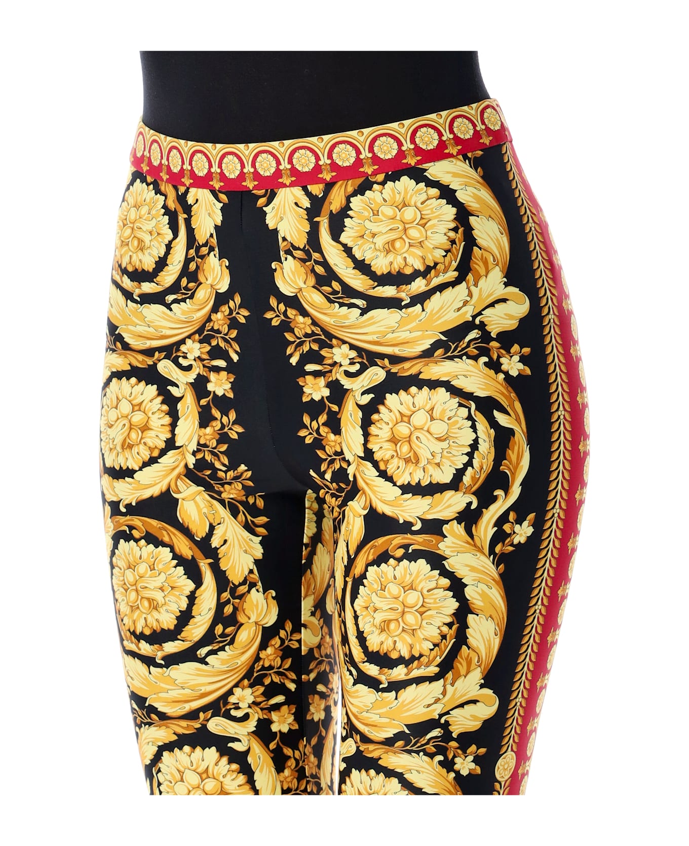 Versace Barocco Leggings - PARADE BAROCCO RED