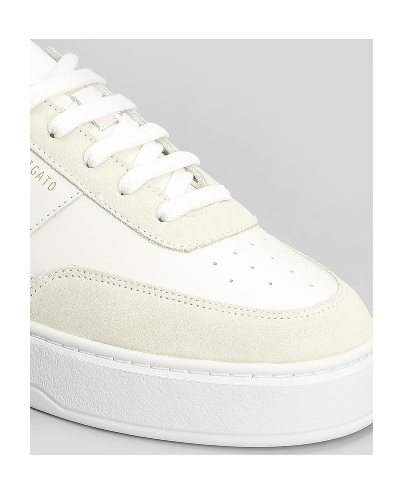 Axel Arigato Orbit Vintage Sneakers In Beige Suede And Leather - beige