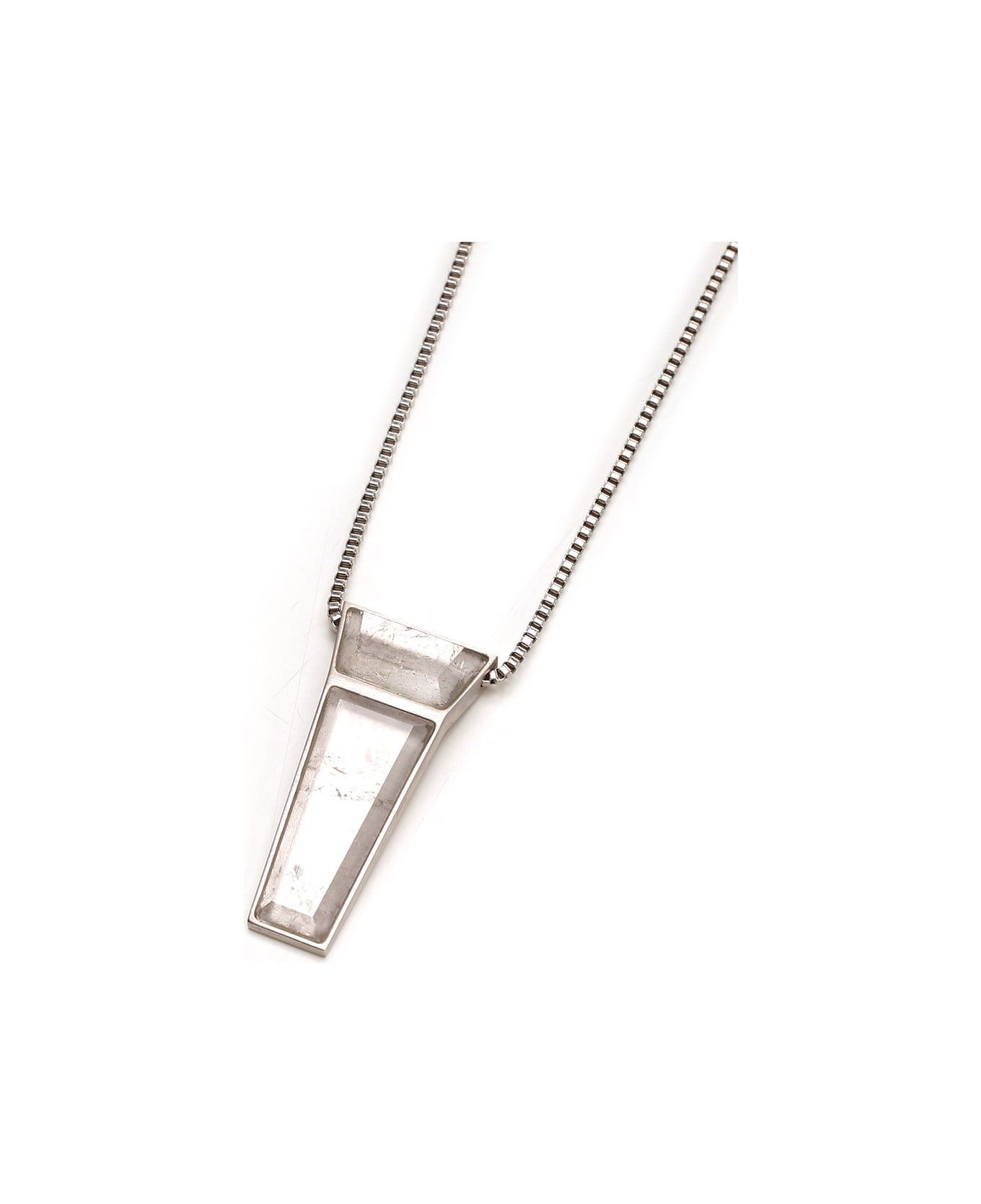 Rick Owens Long Necklace - Silver