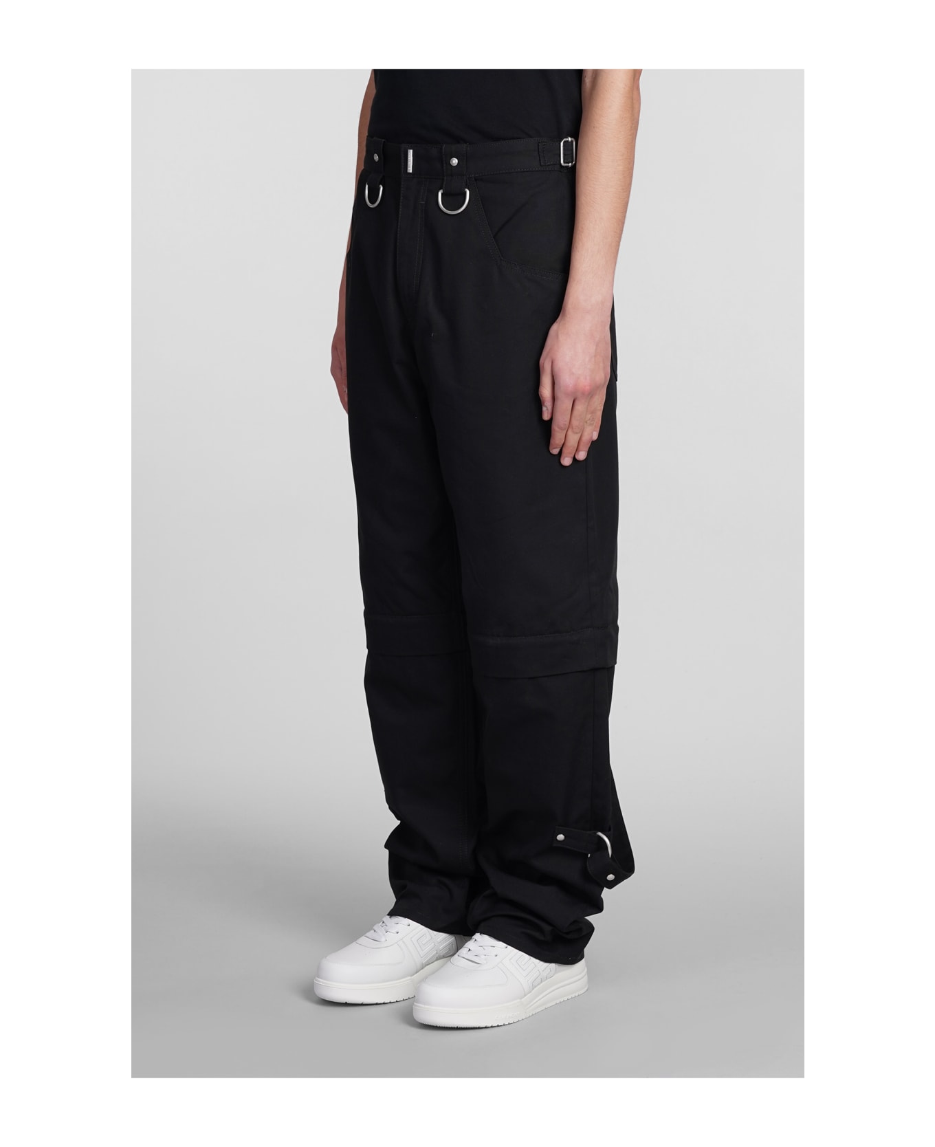 Givenchy Pants In Black Cotton - black ボトムス