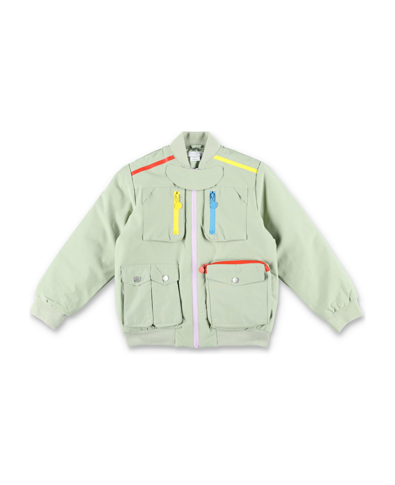 Stella McCartney Kids Pocket Bomber - GREEN